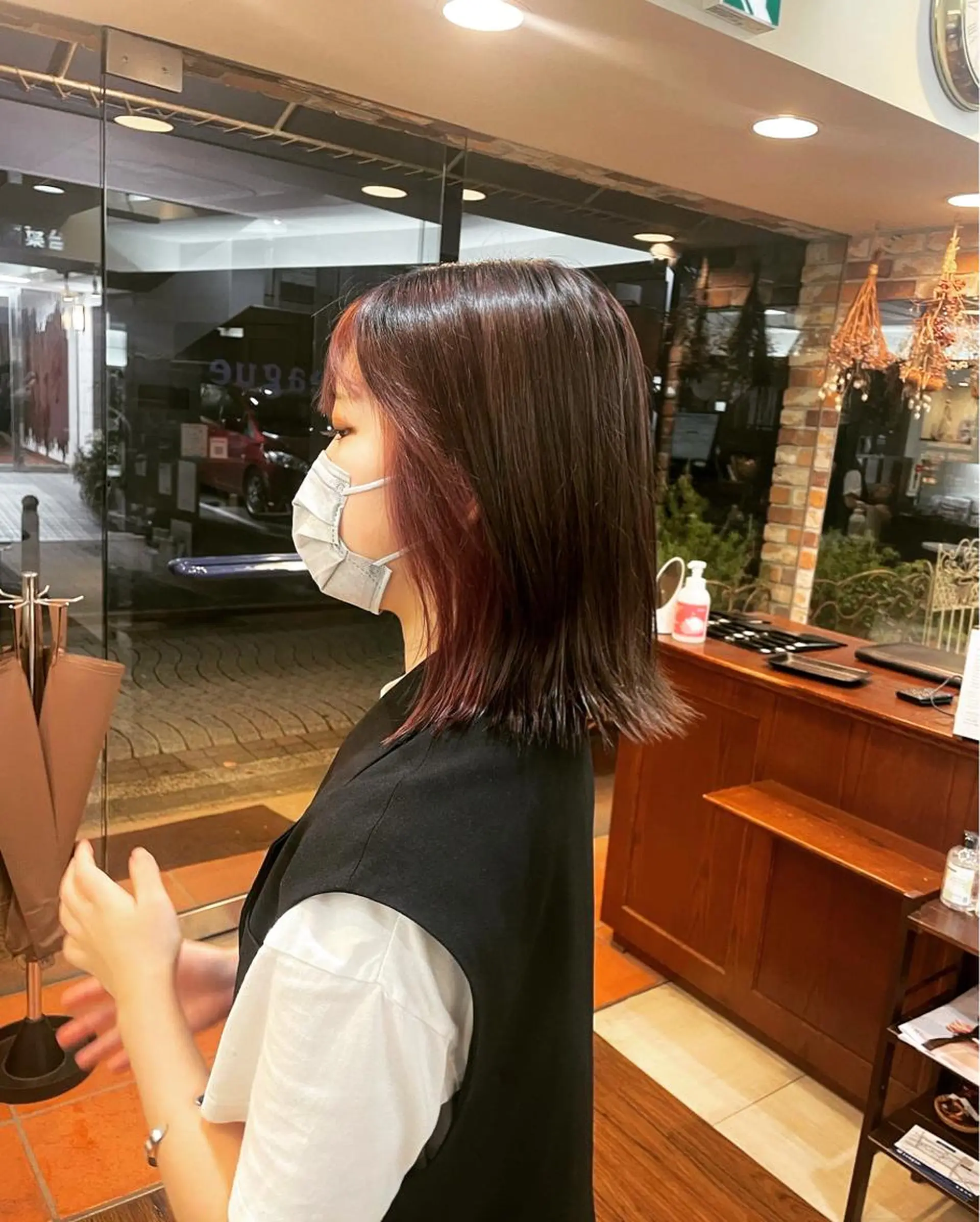 ミディアム 【感動の美髪矯正】 溝の口/佐藤那都💫のヘアスタイル