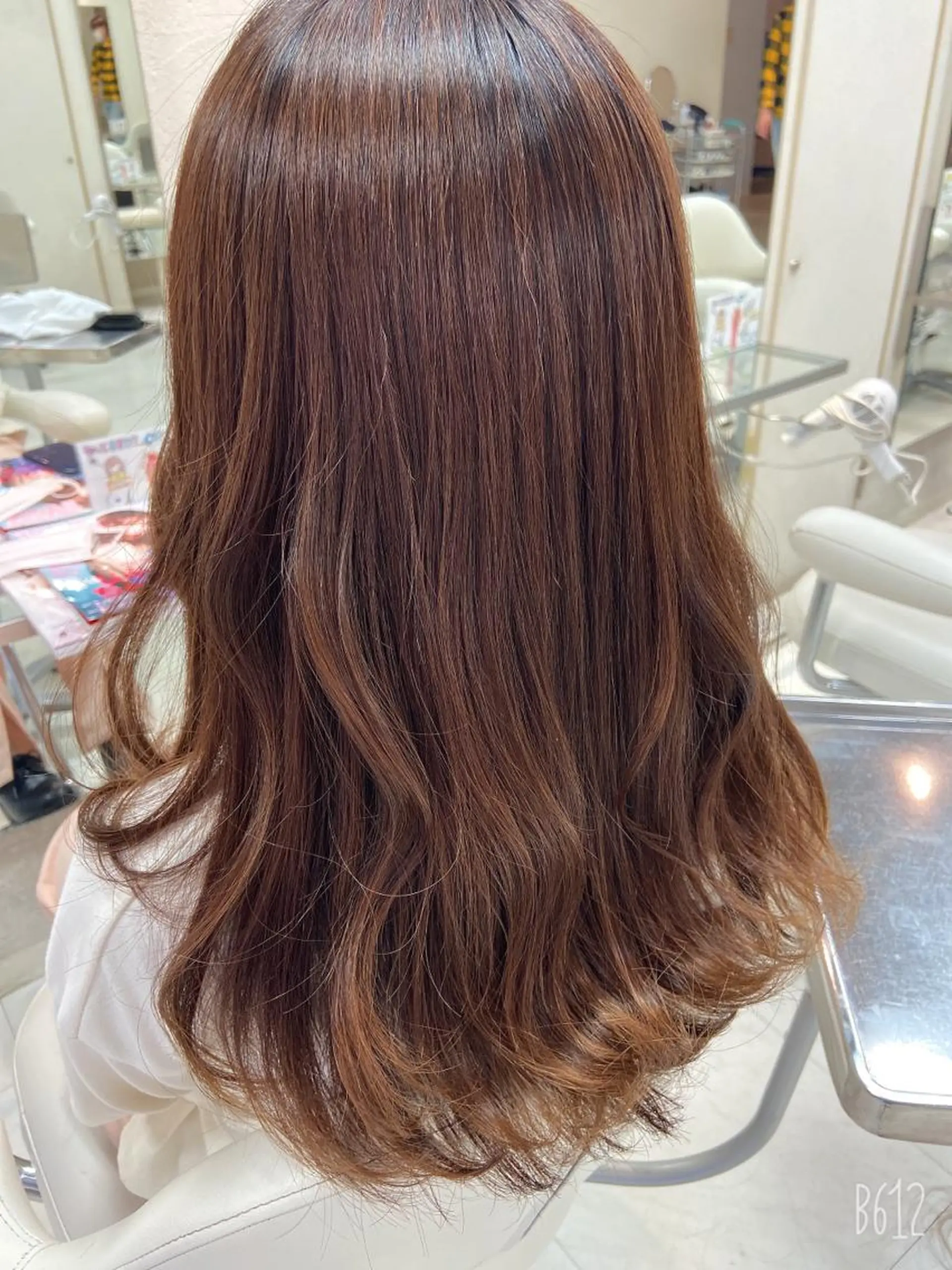 ロング レイヤーカット カット トリートメント 菊地 美憂のヘアスタイル