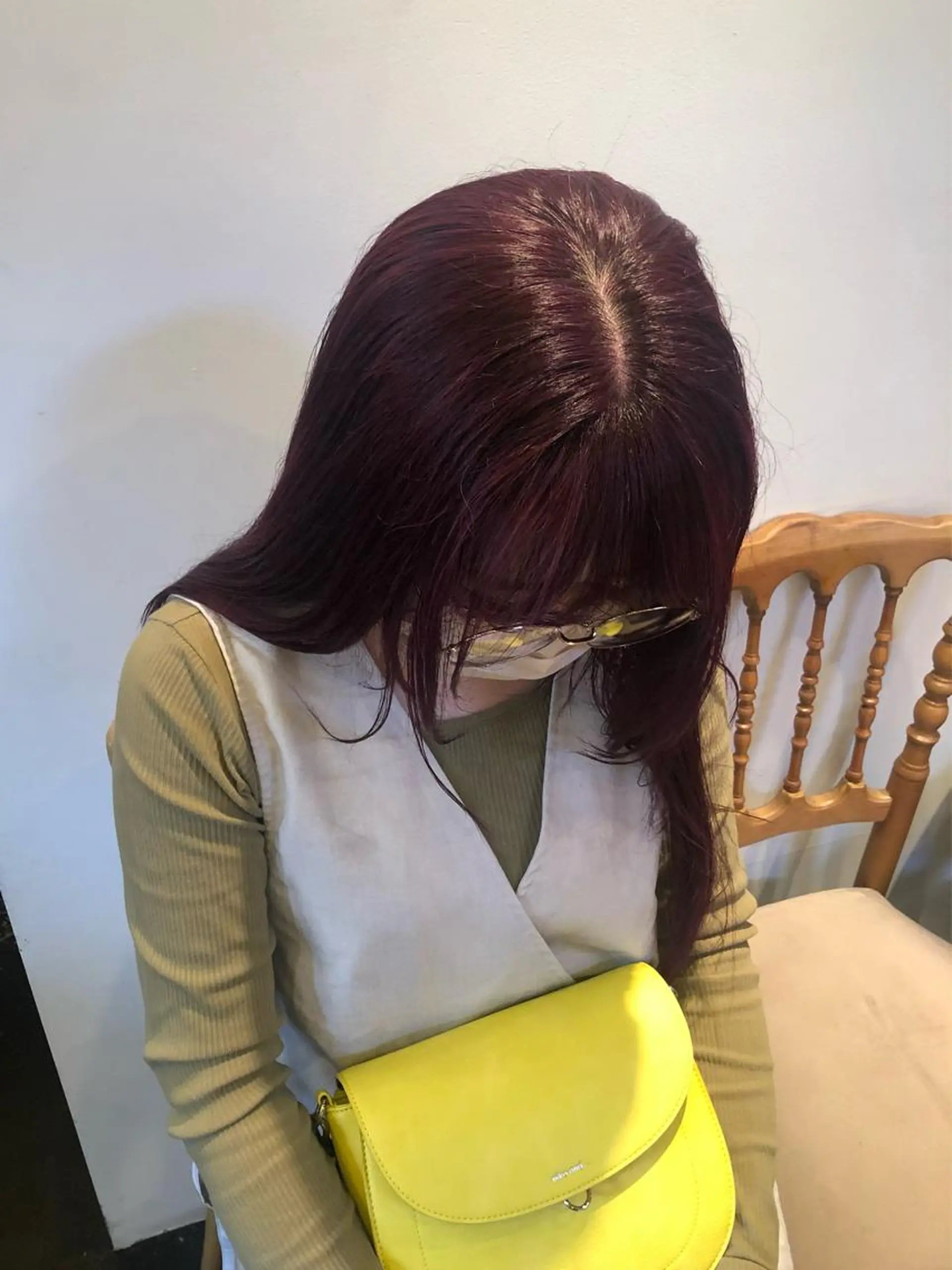 ロング カラー ブリーチ ブリーチなしカラー カット ヘアカラー トリートメント REAL 心斎橋所属・ブリーチ/ベージュ /ピンク🦋ナツミのヘアスタイル