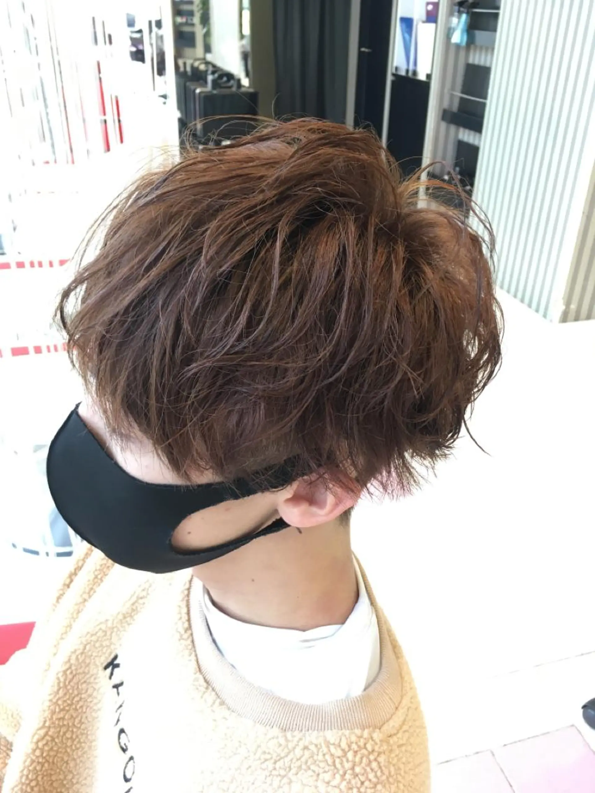 メンズ 曲がる縮毛矯正◎高岡 ブリーチ後でも縮毛◎のヘアスタイル