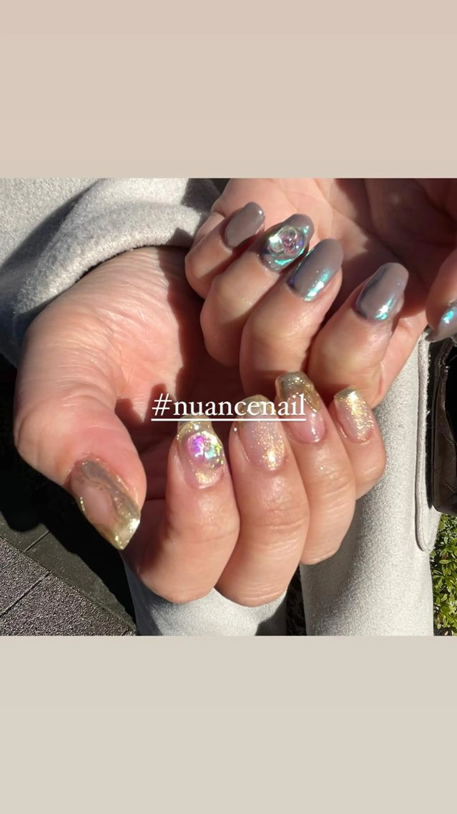 ネイル ニュアンスネイル ハンドネイル 淡色ネイル 🎀moeのネイルデザイン