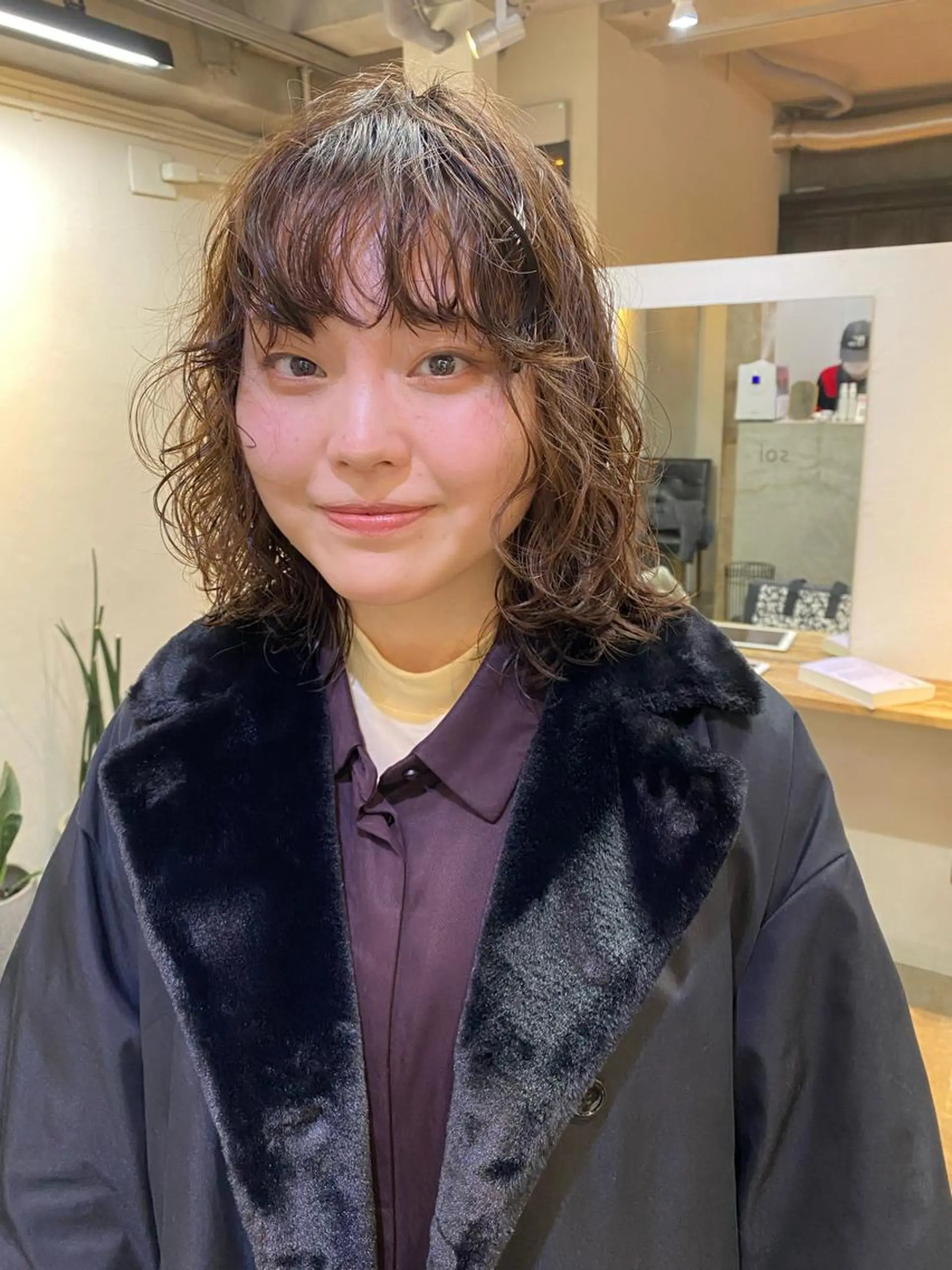 ミディアム カラー パーマ ヘアアレンジ メンズ キッズ ネイル マツエク・マツパ アイブロウ ミディアムパーマ メンズパーマ メンズウルフカット レイヤーカット ウルフカット カット パーマ トリートメント 🧼柴田 健太郎🧼のヘアスタイル