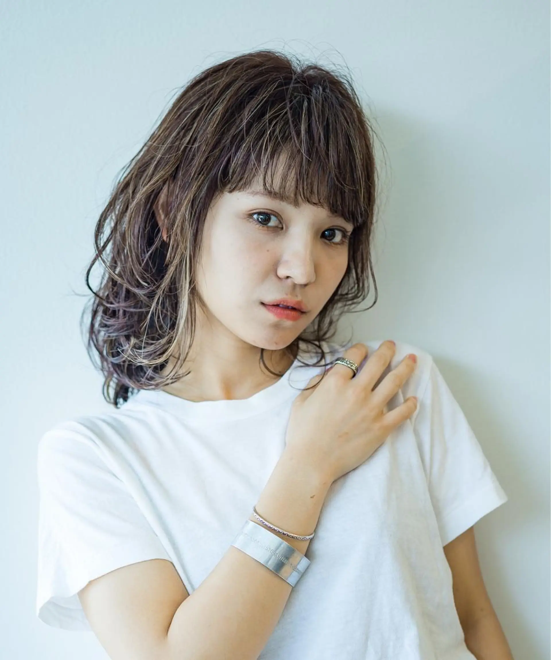 ミディアム カラー salon m ni サロンマーニ所属・久保田 一のヘアスタイル