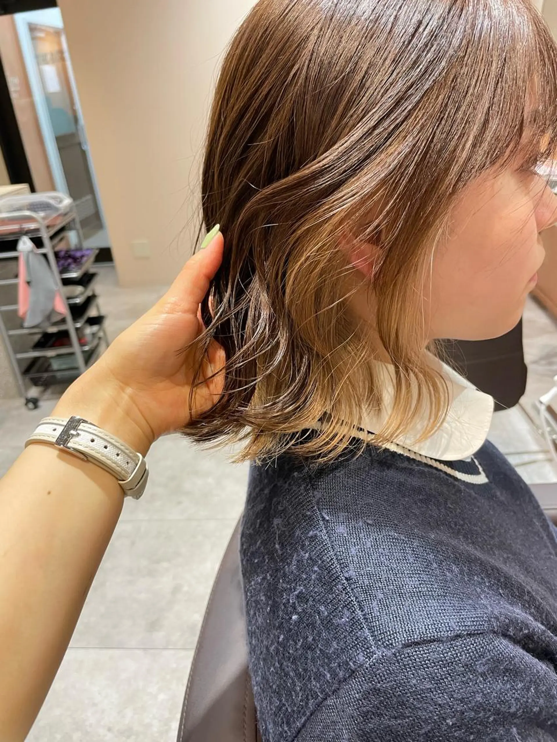 ミディアム カラー ベージュカラー ヘアカラー トリートメント 💐パーソナルカラー /市橋加菜💐のヘアスタイル