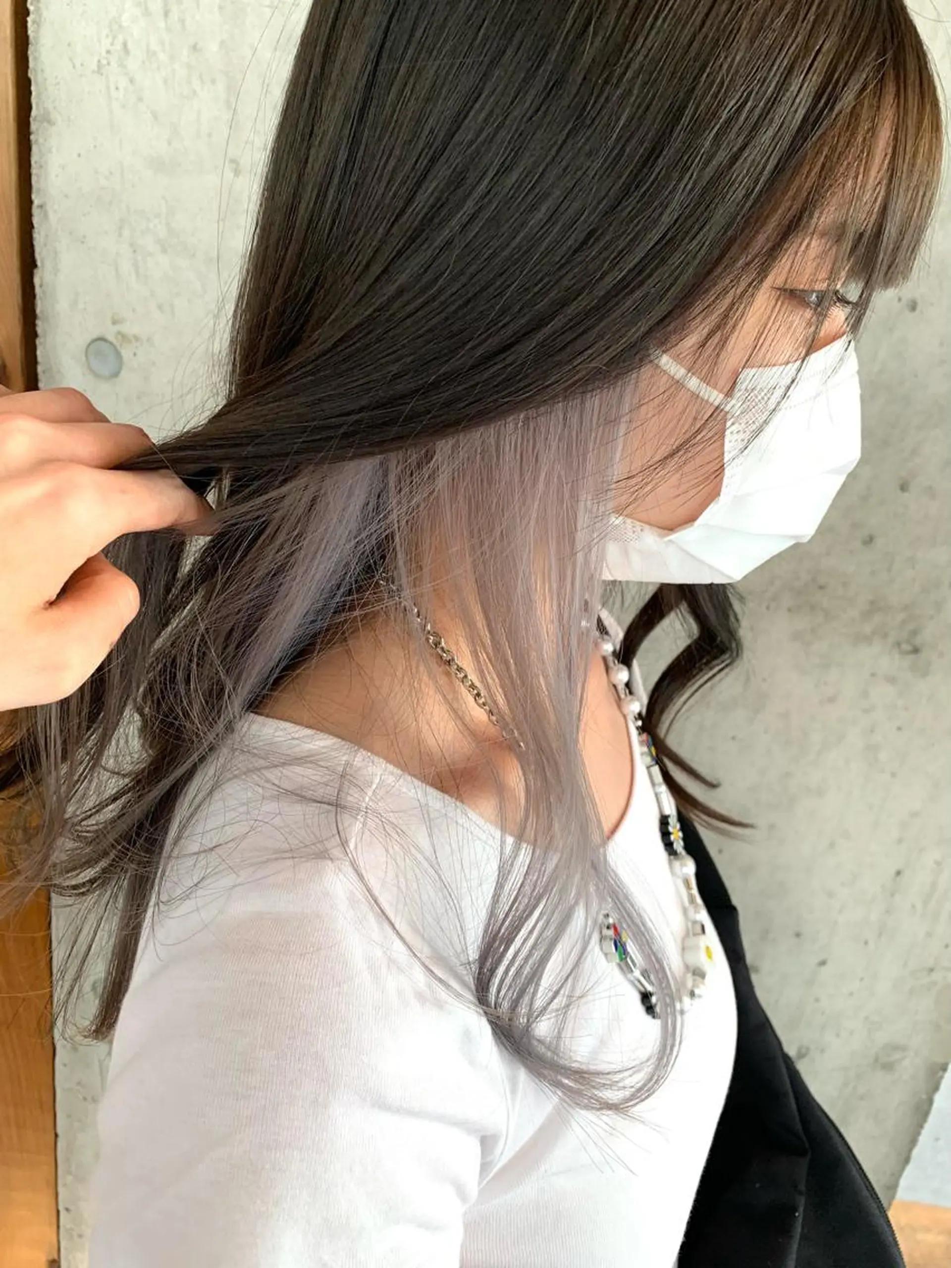 ミディアム カラー 🌷横浜/レイヤー /艶カラー🌷のヘアスタイル