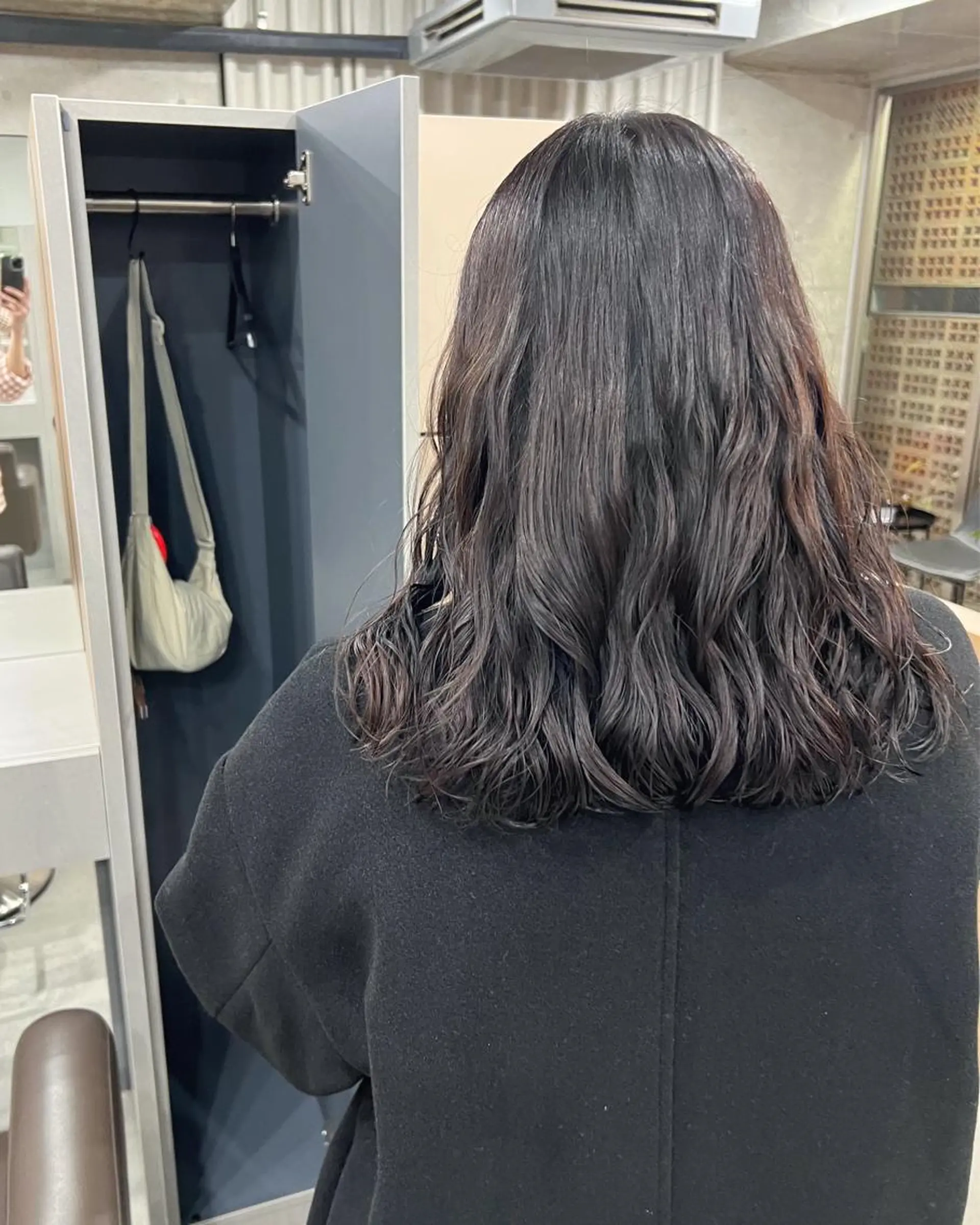 ミディアム パーマ ボブパーマコテ巻き風 パーマNo1深江秀平のヘアスタイル