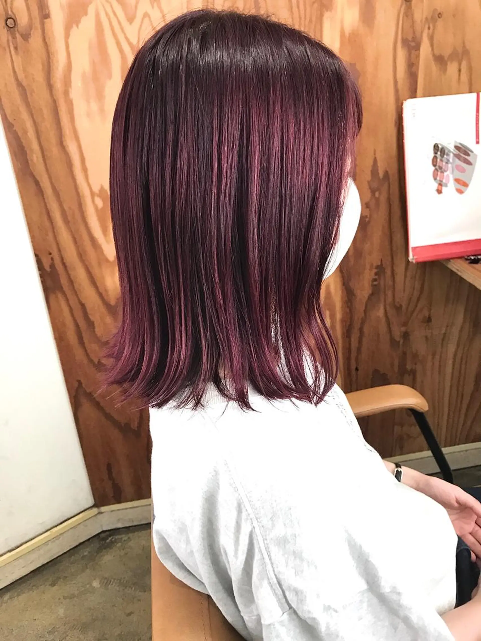 ミディアム ヘアカラー トリートメント 💎髪質改善💎 デザイナーshinのヘアスタイル