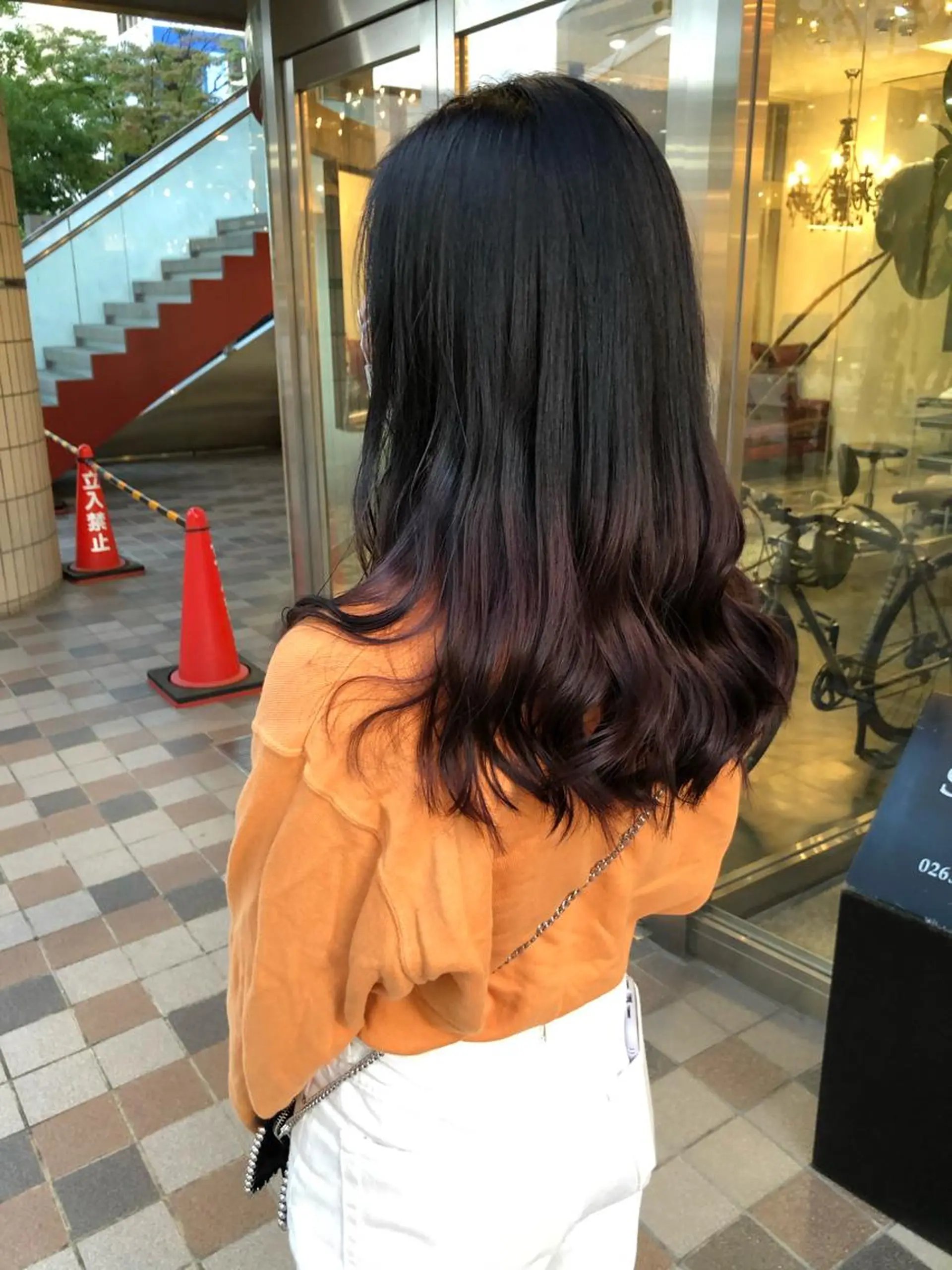 セミロング キノシタ ナオユキのヘアスタイル