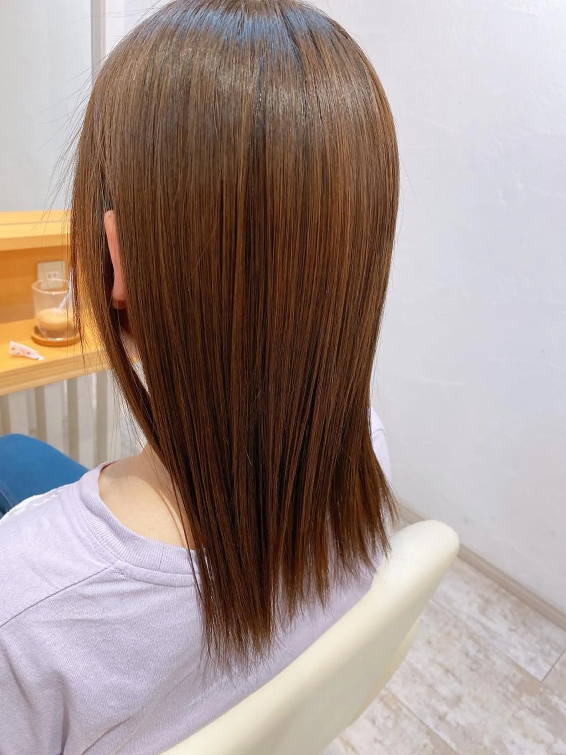 セミロング カラー Design Color🐰アユミのヘアスタイル