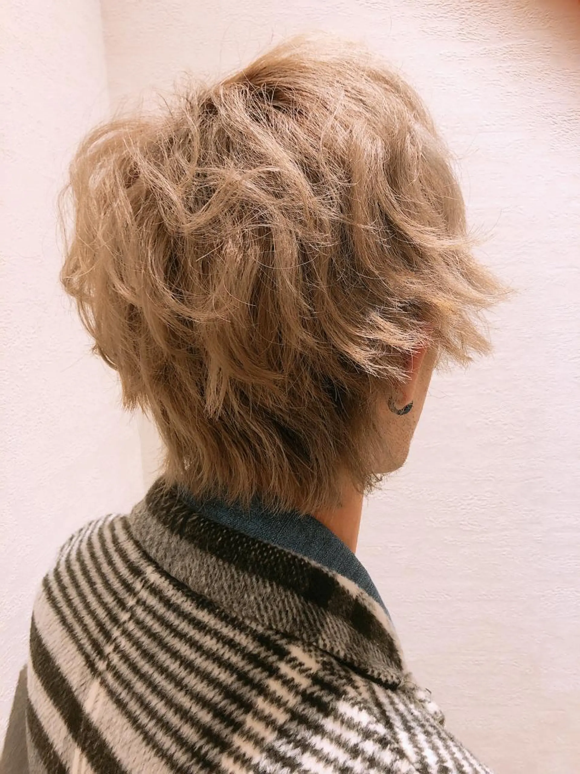 メンズ メンズウルフカット ウルフカット カット 安田 美由紀のヘアスタイル