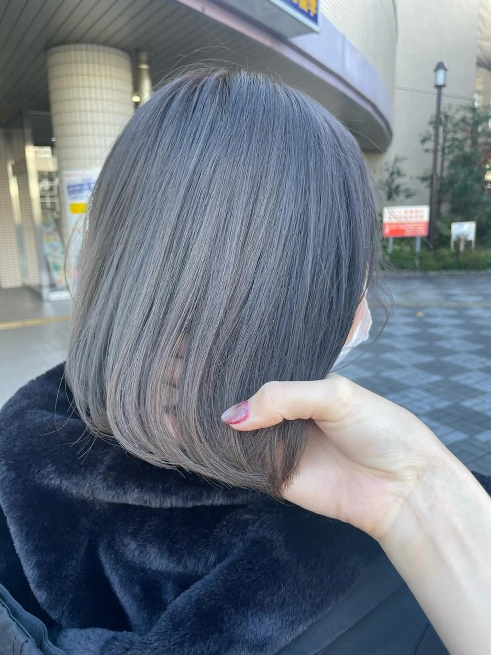 ショート カラー ヘアアレンジ シルバー ホワイトシルバー 🌸HONOKA🌸 【グレージュ】のヘアスタイル