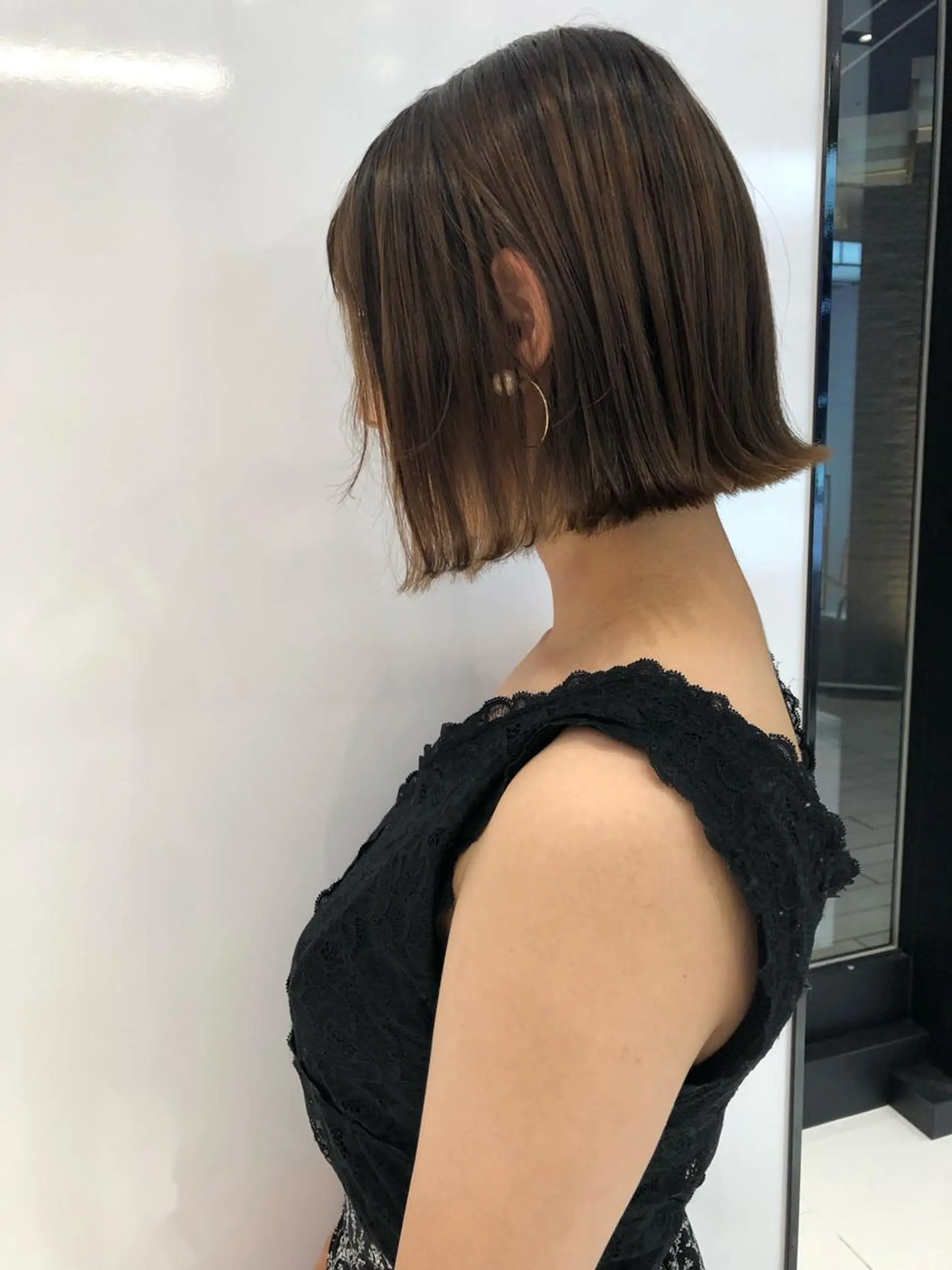 ミディアム 切りっぱなしボブ ボブ keen吉祥寺所属・相川 愛実のヘアスタイル