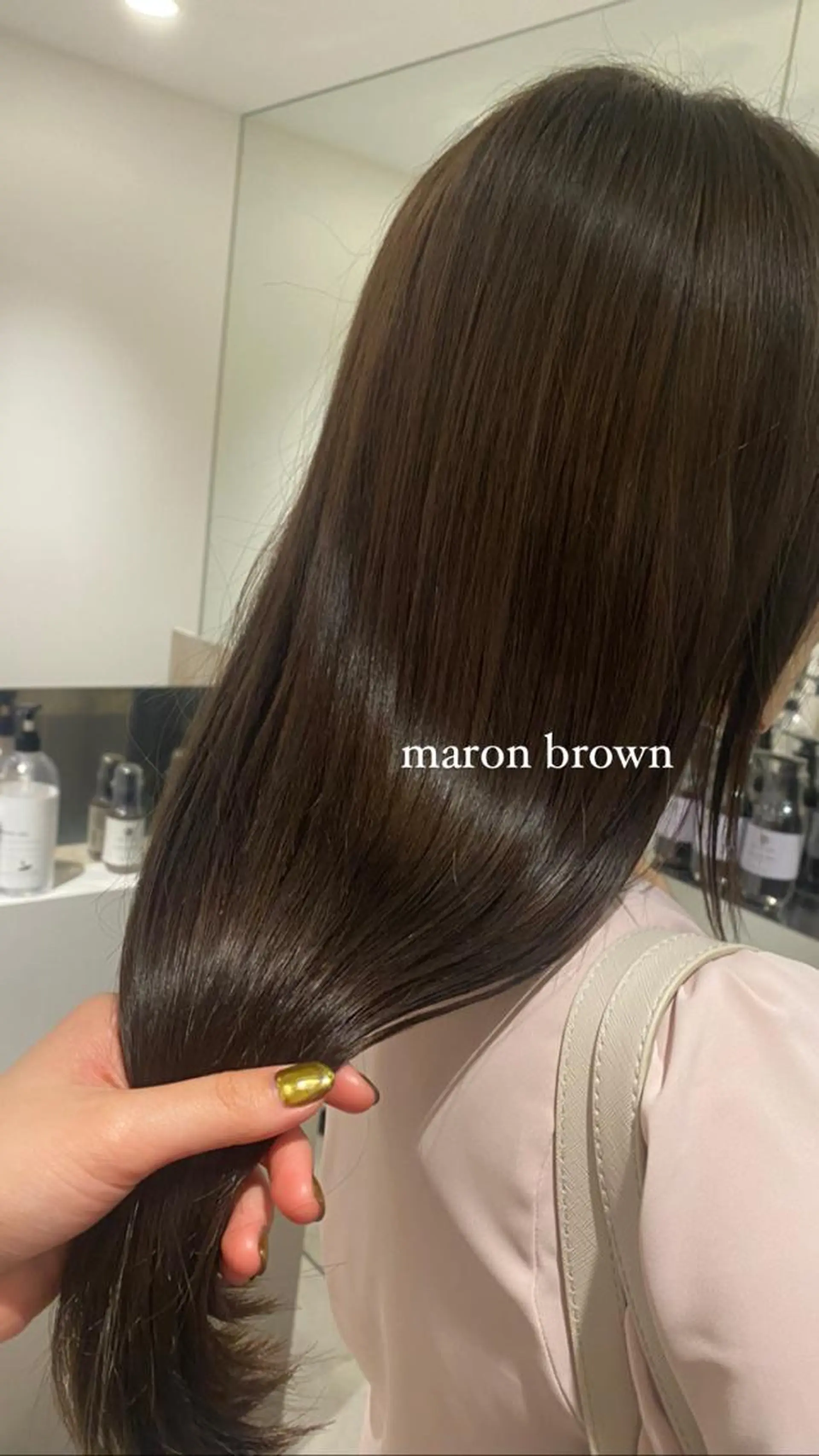 ロング カラー ヘアカラー トリートメント ヘッドスパ ヘアセット 透ける艶カラー💎 ミオのヘアスタイル