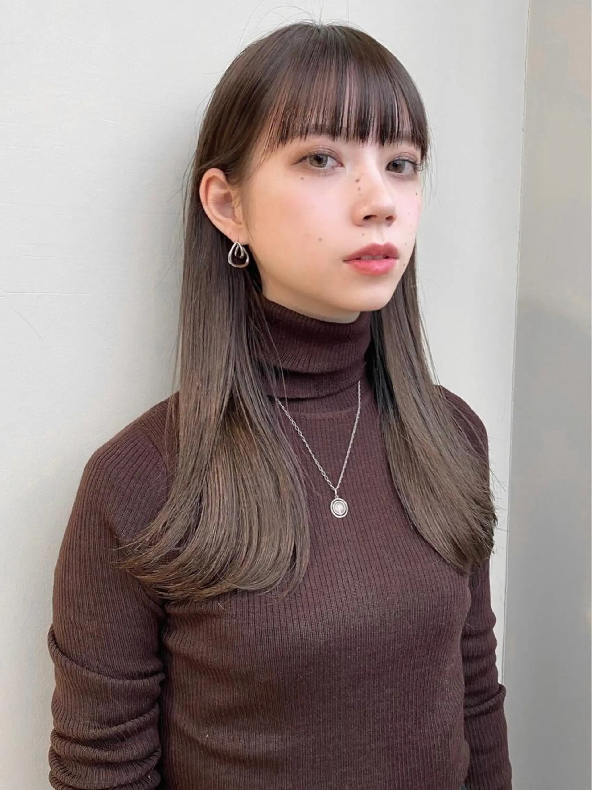 ロング カラー レイヤー/顔周り /透明感🩶高橋大のヘアスタイル