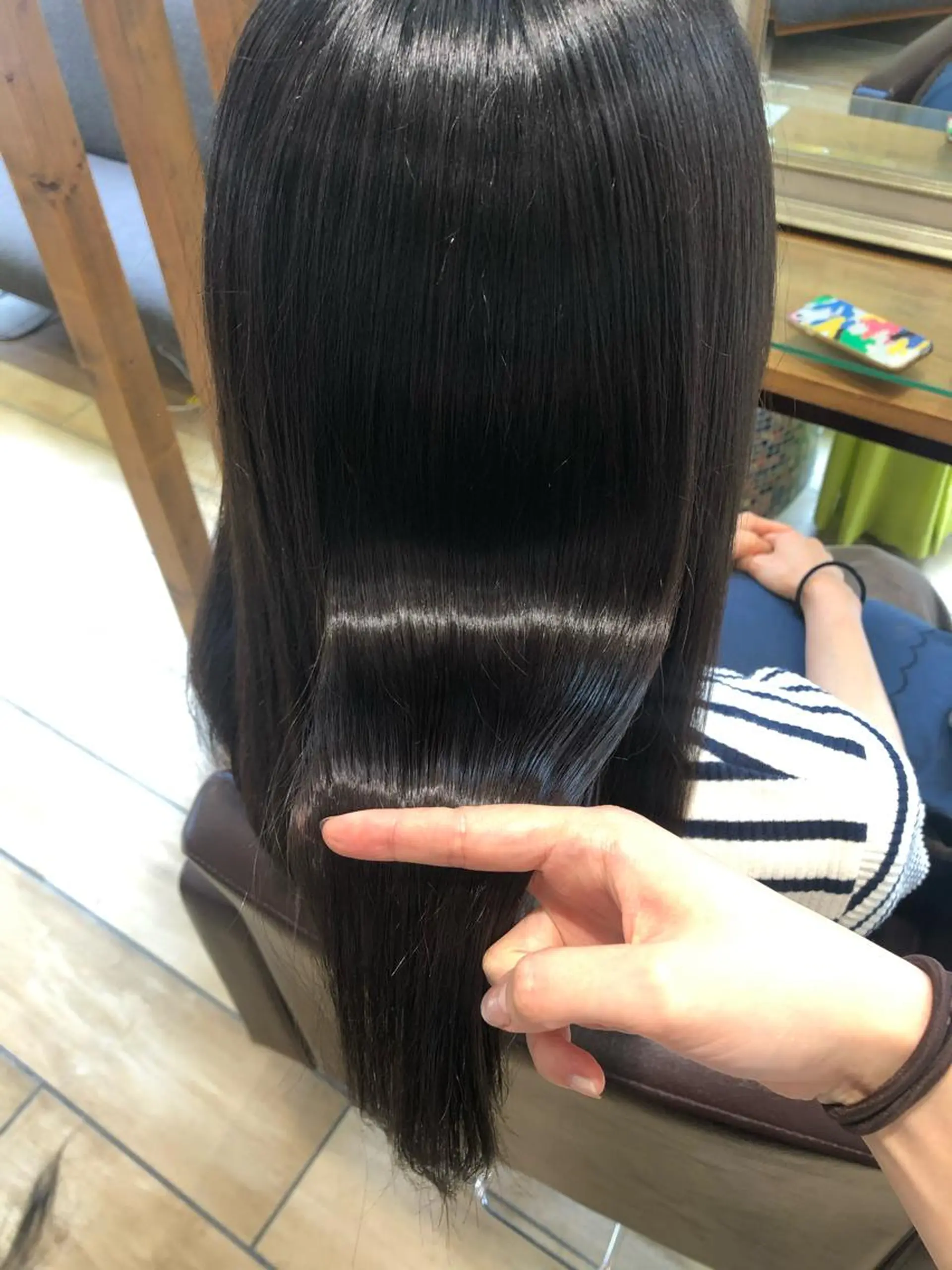 ロング トリートメント 酸熱トリートメント 小顔似合わせ 前田ヒロコのヘアスタイル