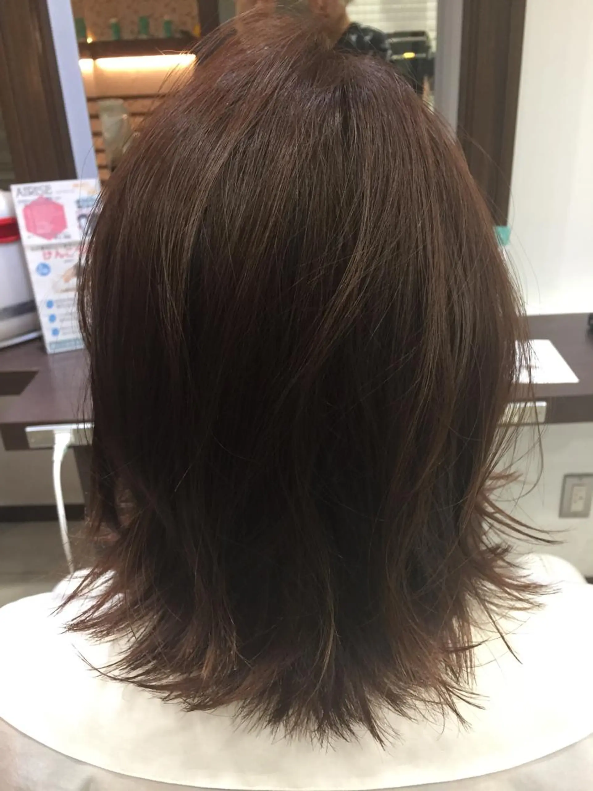 ミディアム カラー ブラウンカラー ピンクカラー ピンクブラウン メンズパーマ特化/ KAORU/店長のヘアスタイル