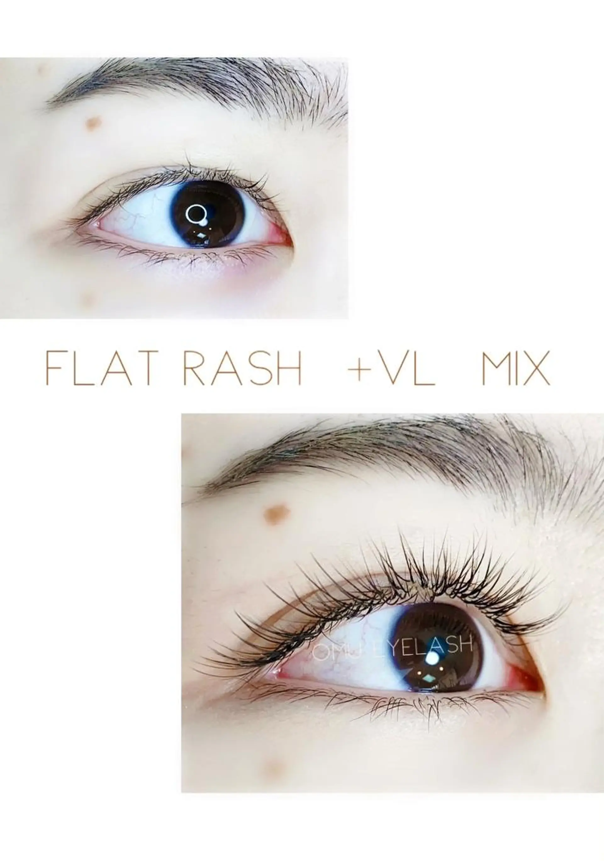 マツエク・マツパ 深夜も営業、国分寺駅 Omueyelashのマツエク・マツパデザイン