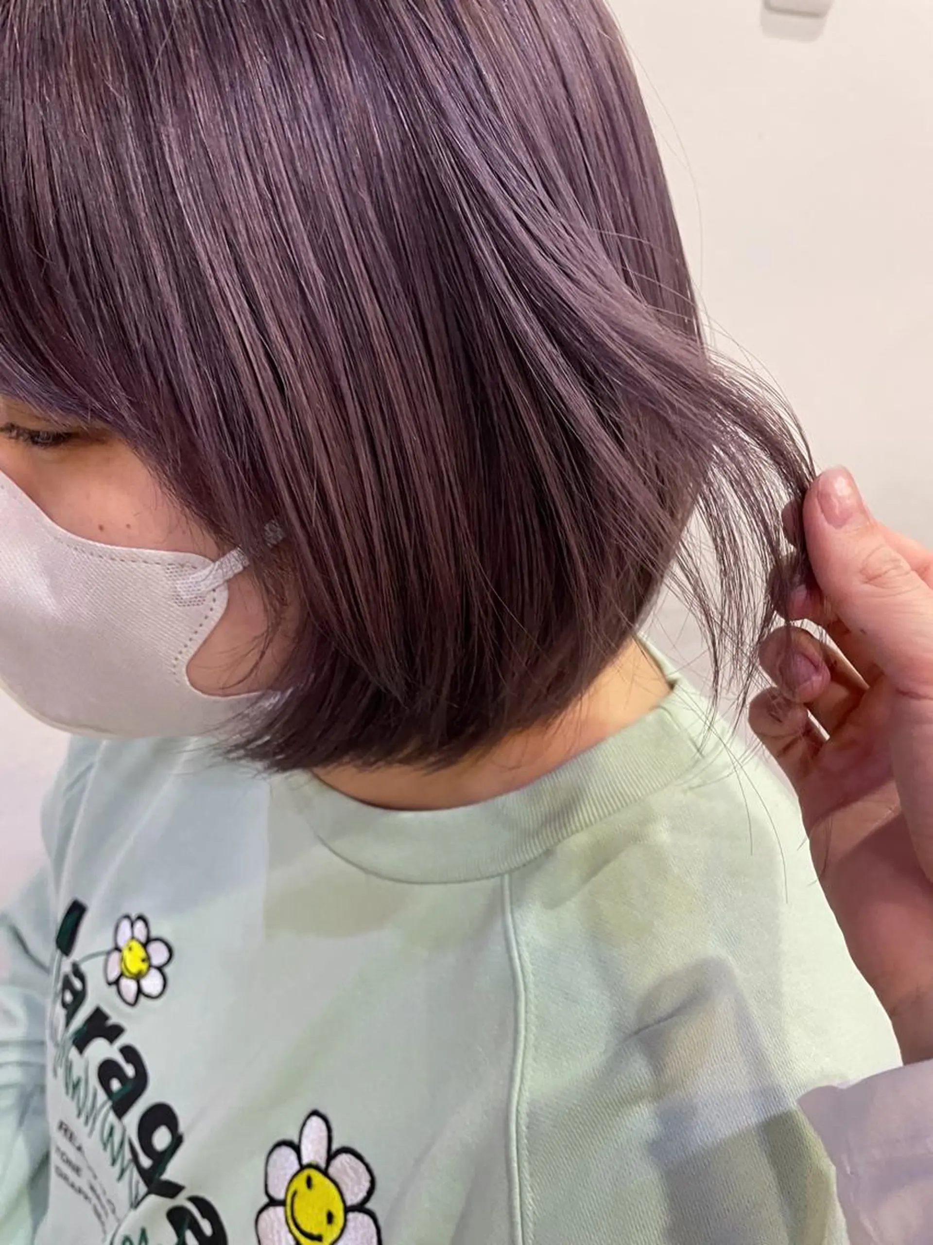 ショート カラー silo所属・silo MOKA 顔周りカット🦦のヘアスタイル