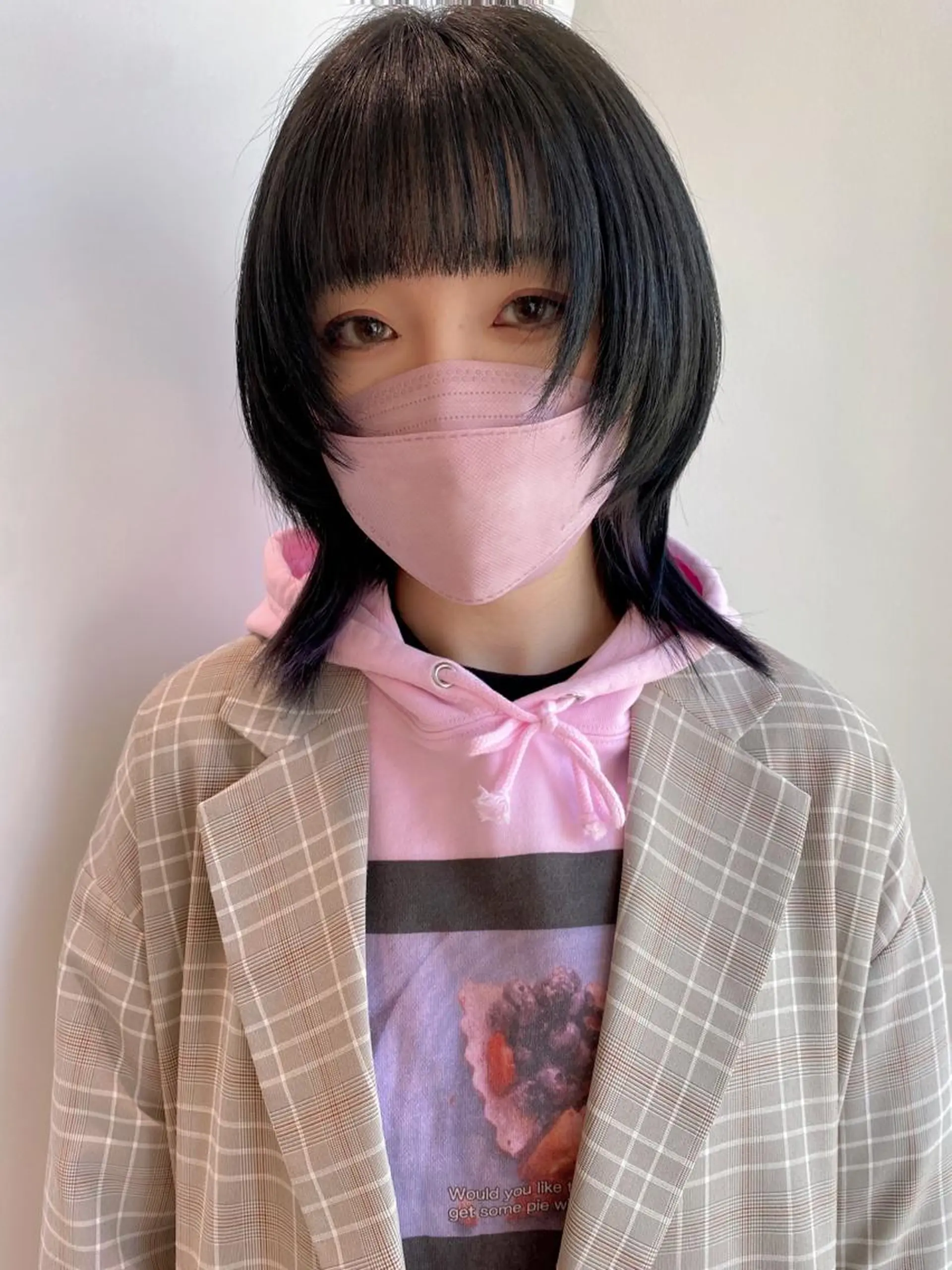 ミディアム カラー HOLON池袋所属・ウルフカット ハッシュカット/七海のヘアスタイル