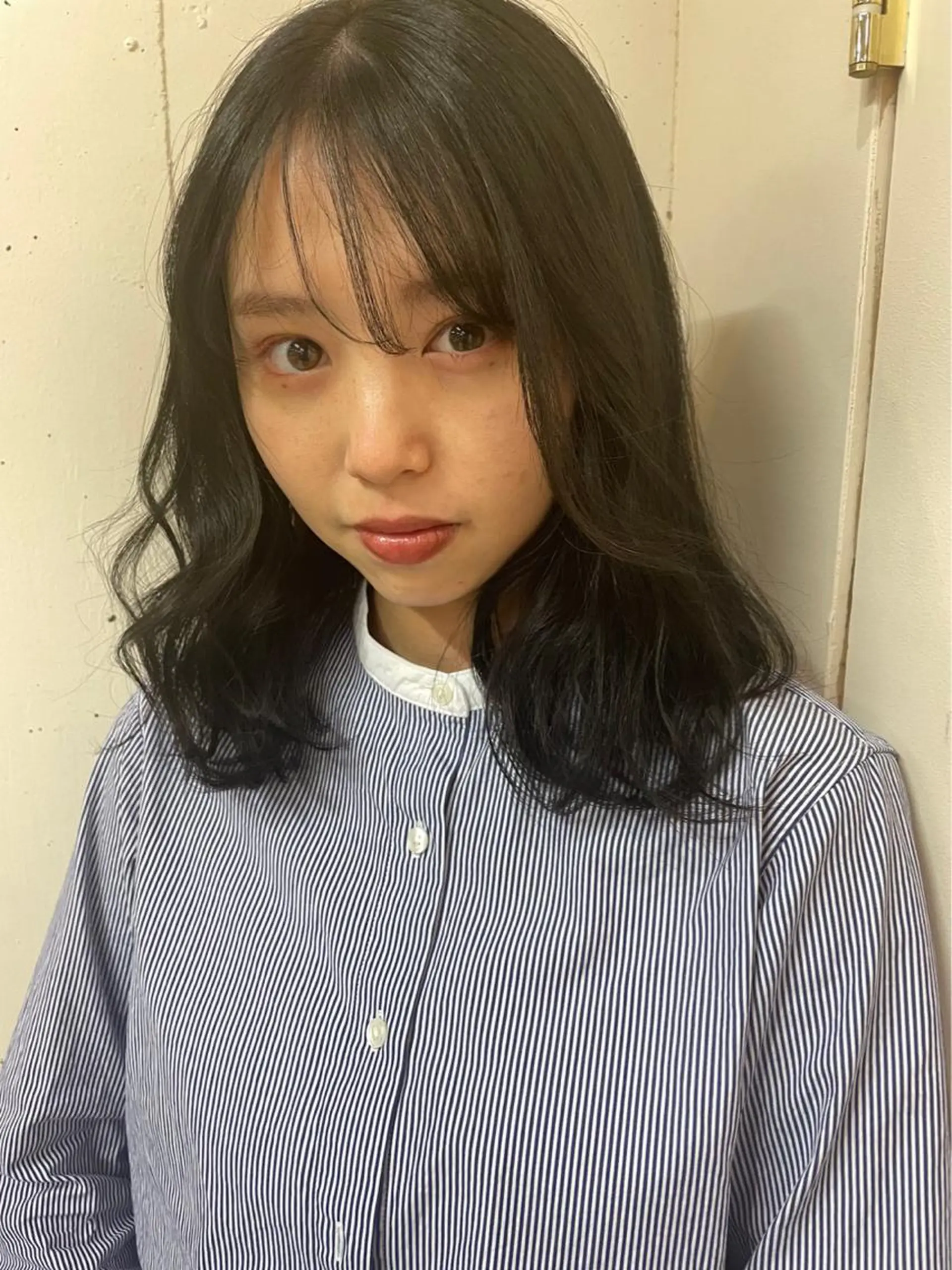 セミロング レイヤーカット/ 透明感カラーmikuのヘアスタイル