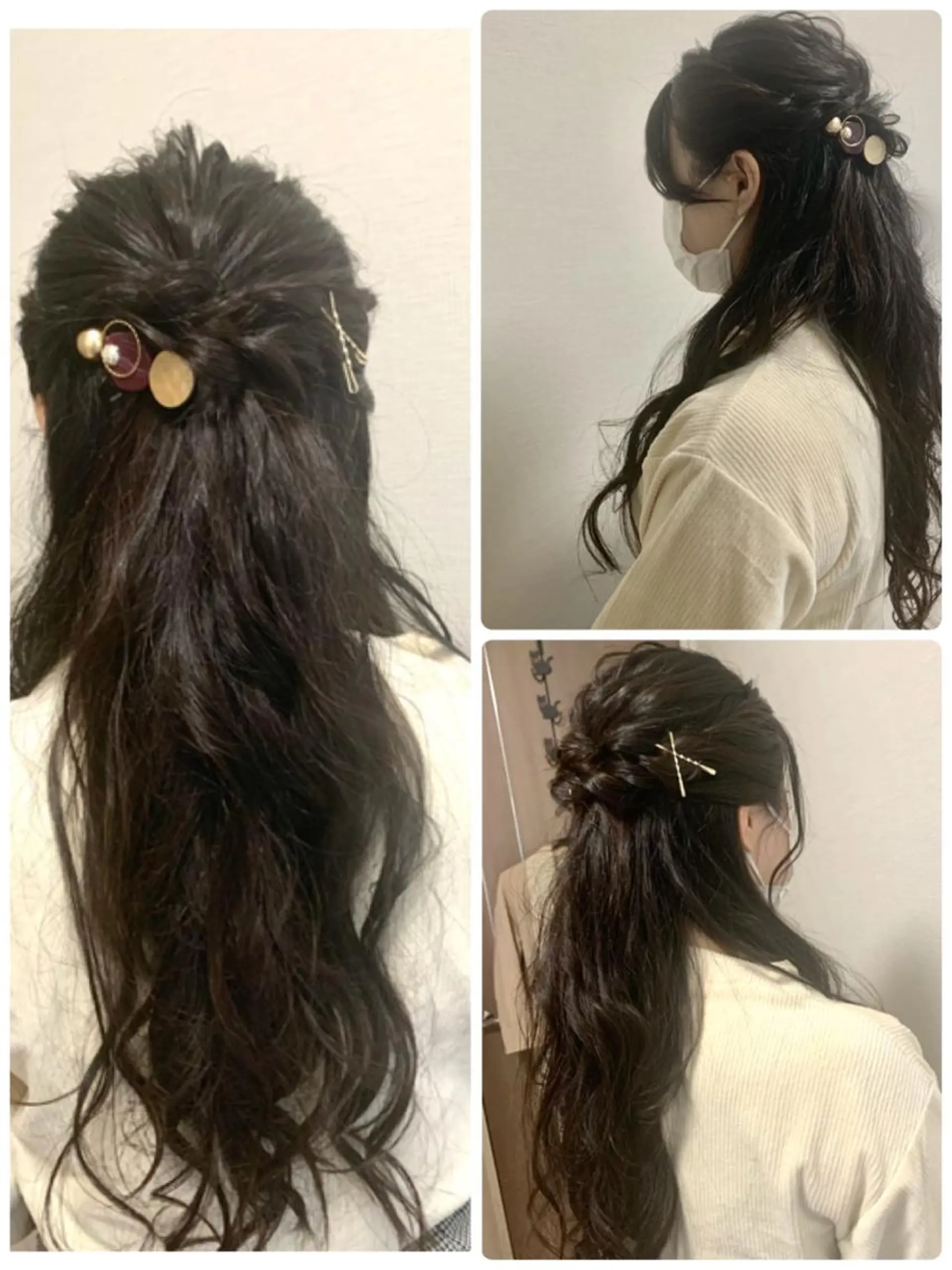 ヘアアレンジ ハーフアップ Kikuchi Eriのヘアスタイル