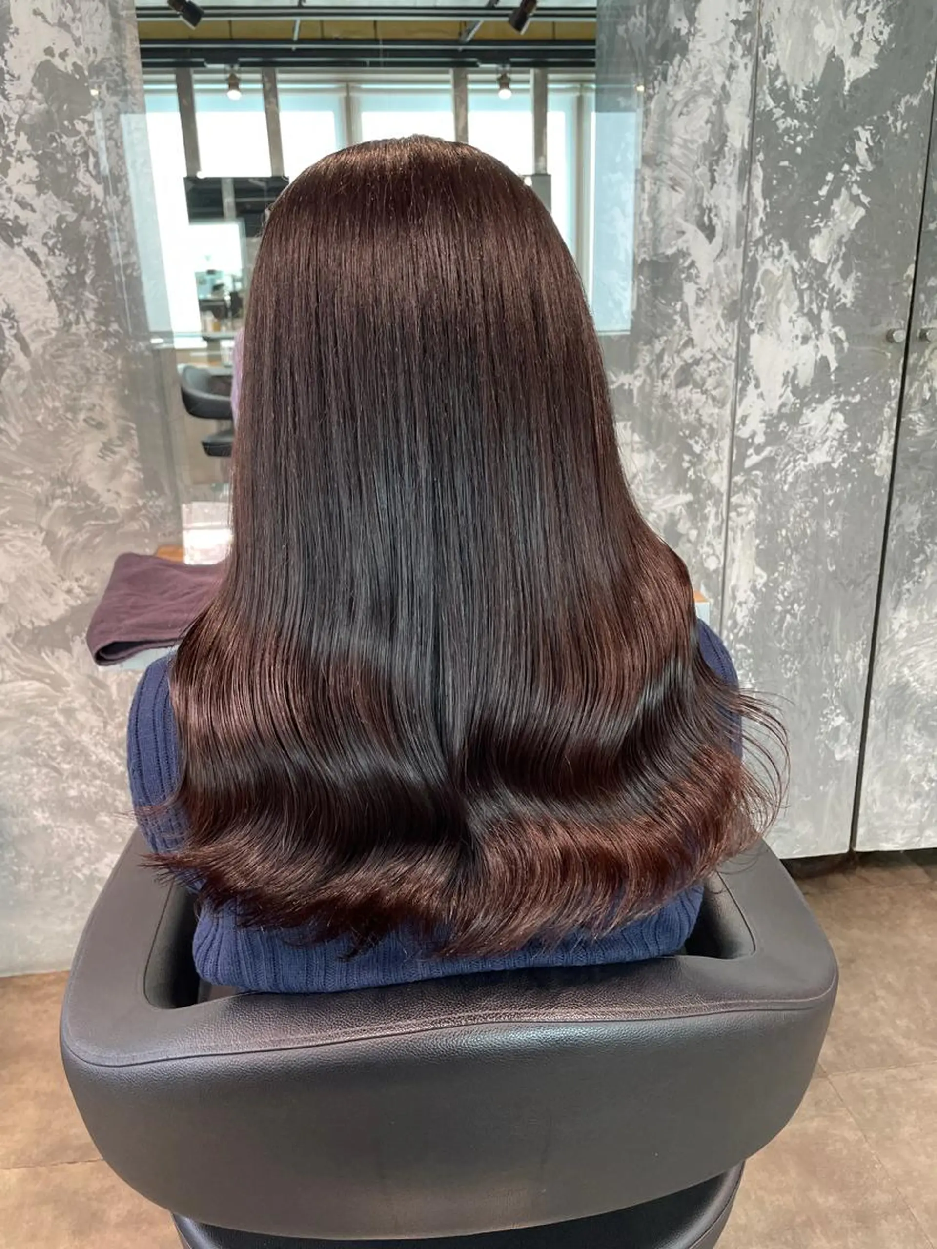 ロング カラー カット ヘアカラー トリートメント ヘッドスパ ヘアセット ベージュカラー💖 やすひろのヘアスタイル