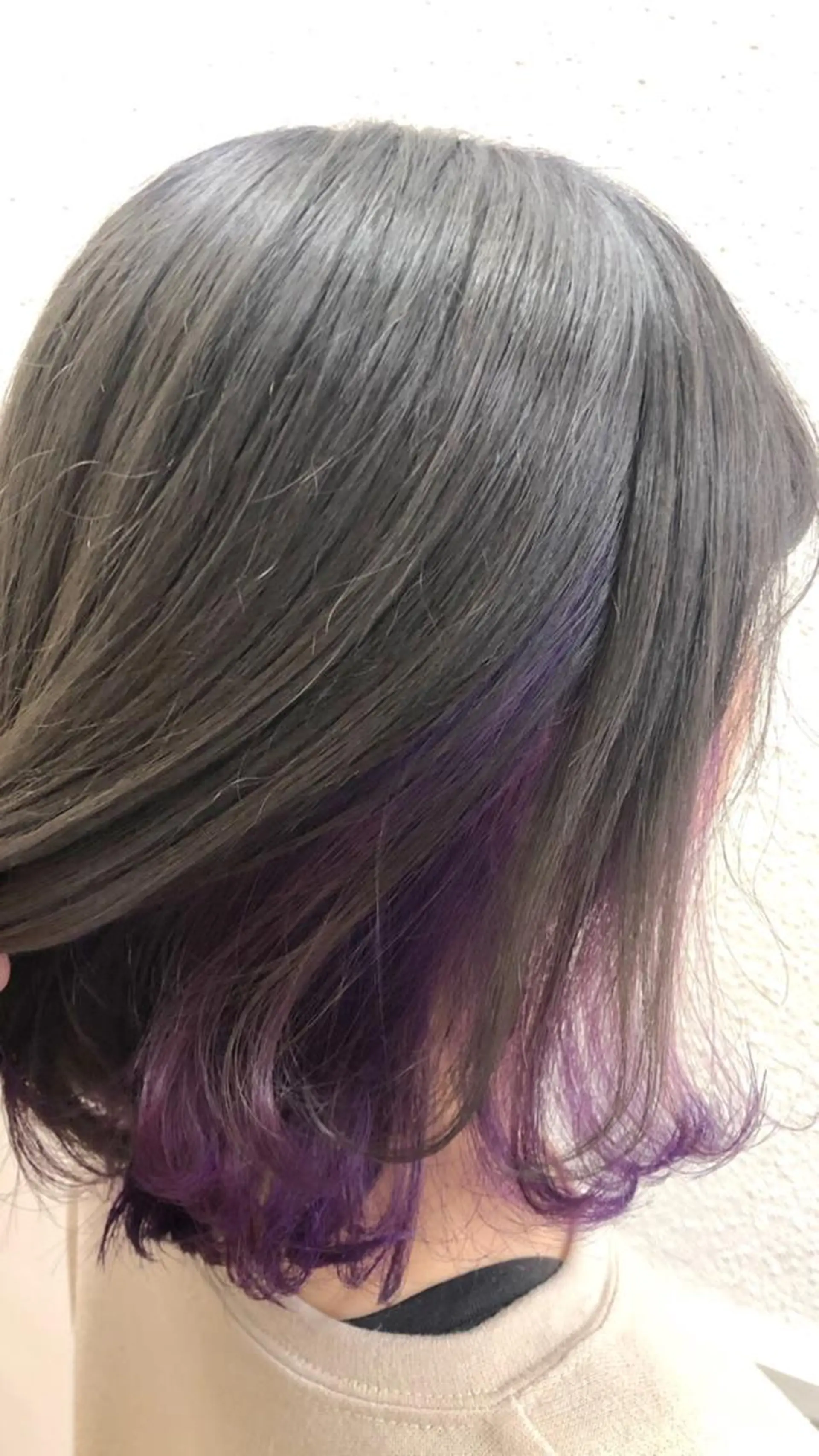 ショート カラー パープルカラー 髪質改善/美髪矯 正ヤマモトハルキのヘアスタイル