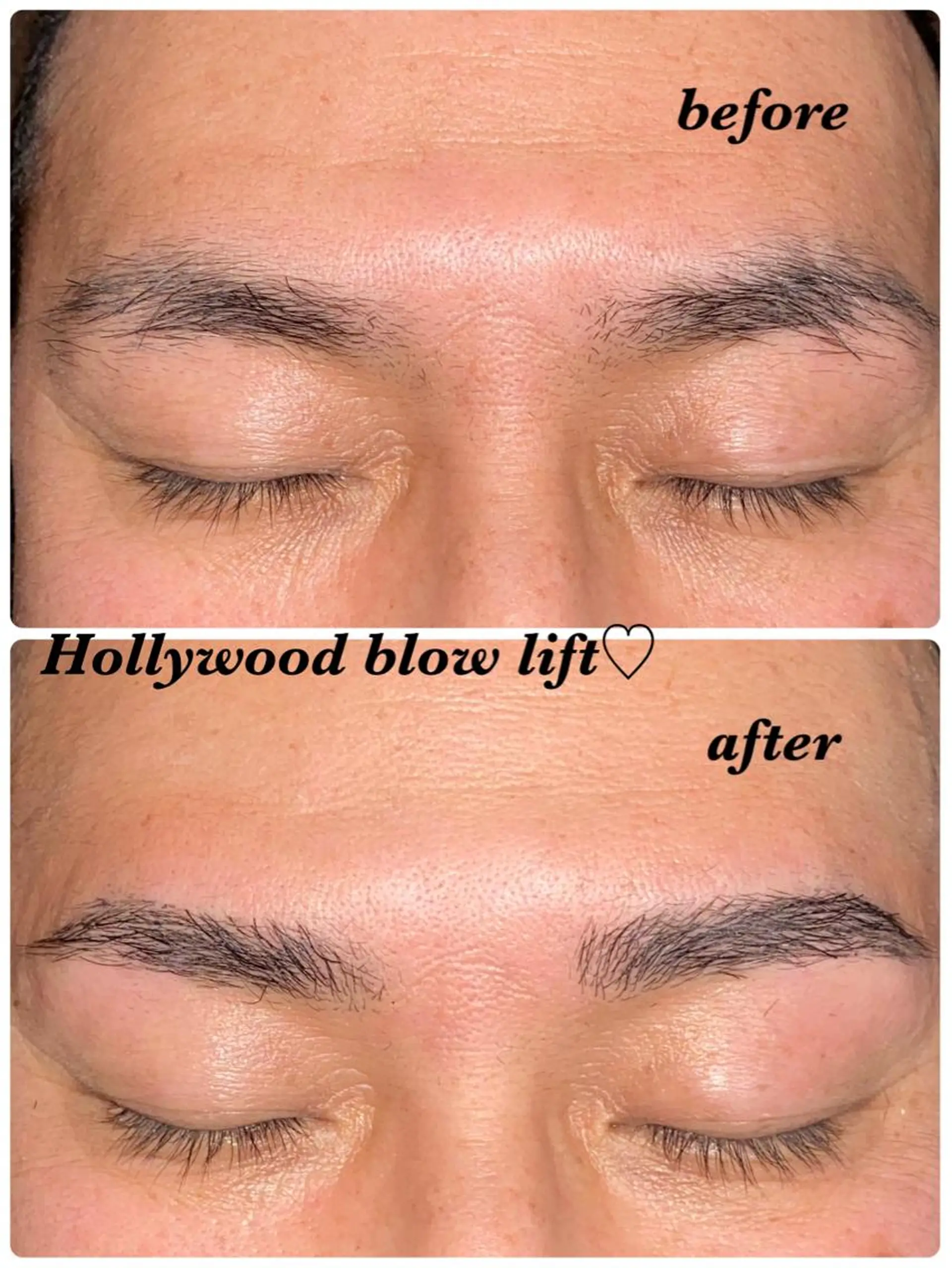 アイブロウ ハリウッドブロウリフト ハーブピーリング/韓国肌管理/フェイシャル/毛穴洗浄/眉毛/顔脱毛【糸脱毛専門】rev所属・ハーブピーリング🌹 毛穴洗浄❤️眉waxのエステ・リラクイメージ