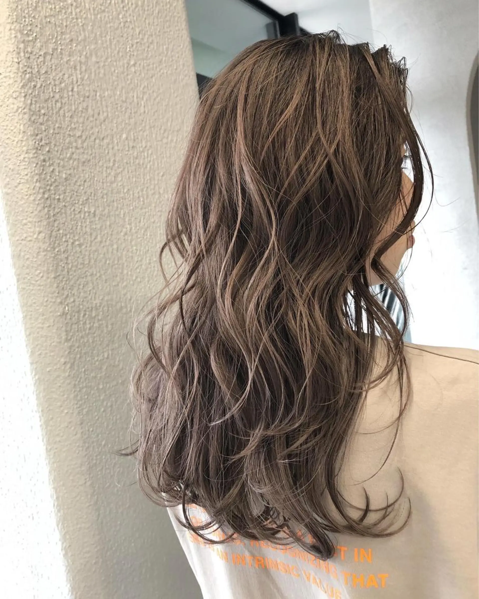 ロング カラー グラデーションカラー ハイライトカラー ハイライト クドウレイ fifth渋谷のヘアスタイル