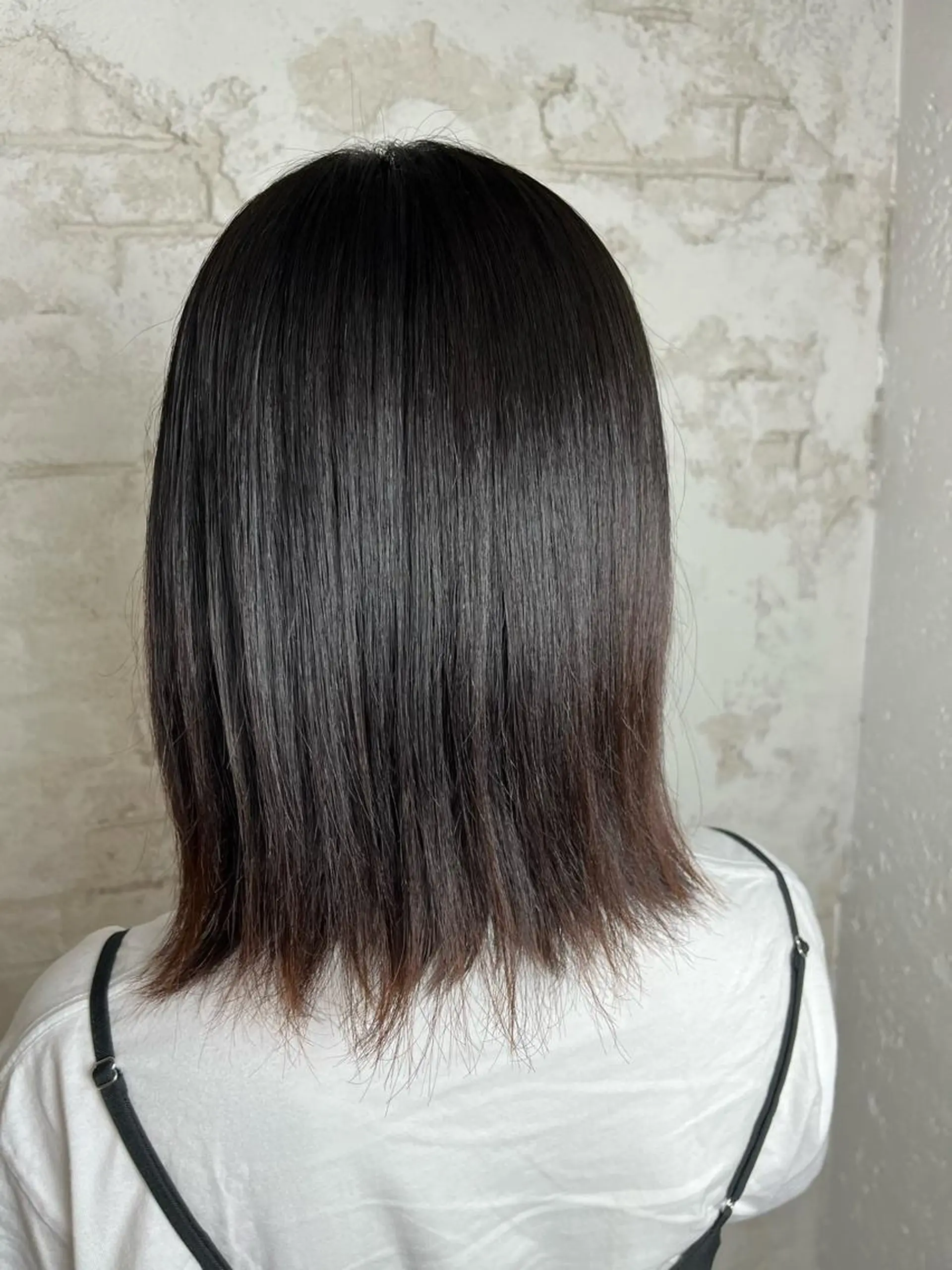 ミディアム 韓国風透明感カラー 💎YUI💎のヘアスタイル