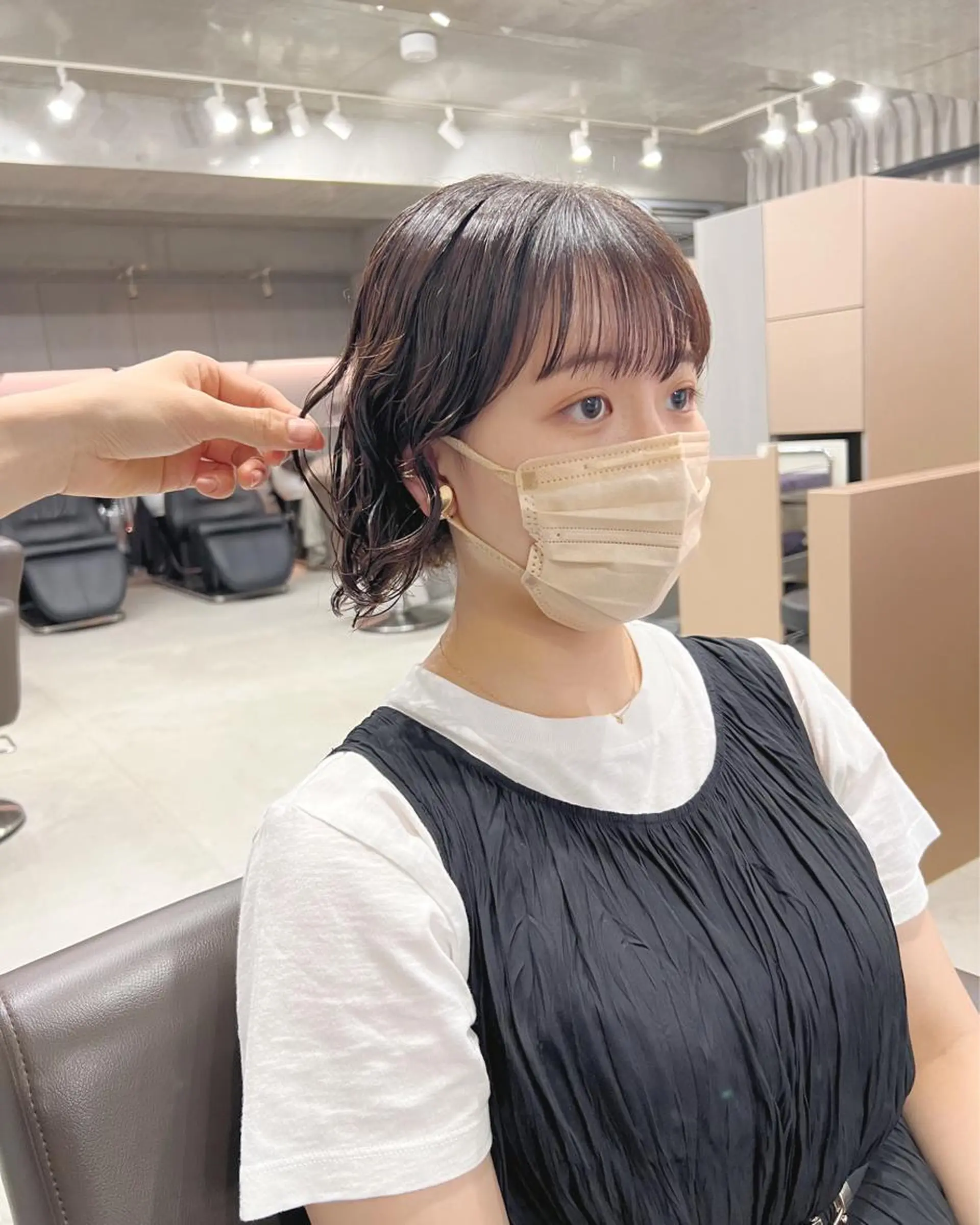 パーマ ボブパーマコテ巻き風 パーマNo1深江秀平のヘアスタイル