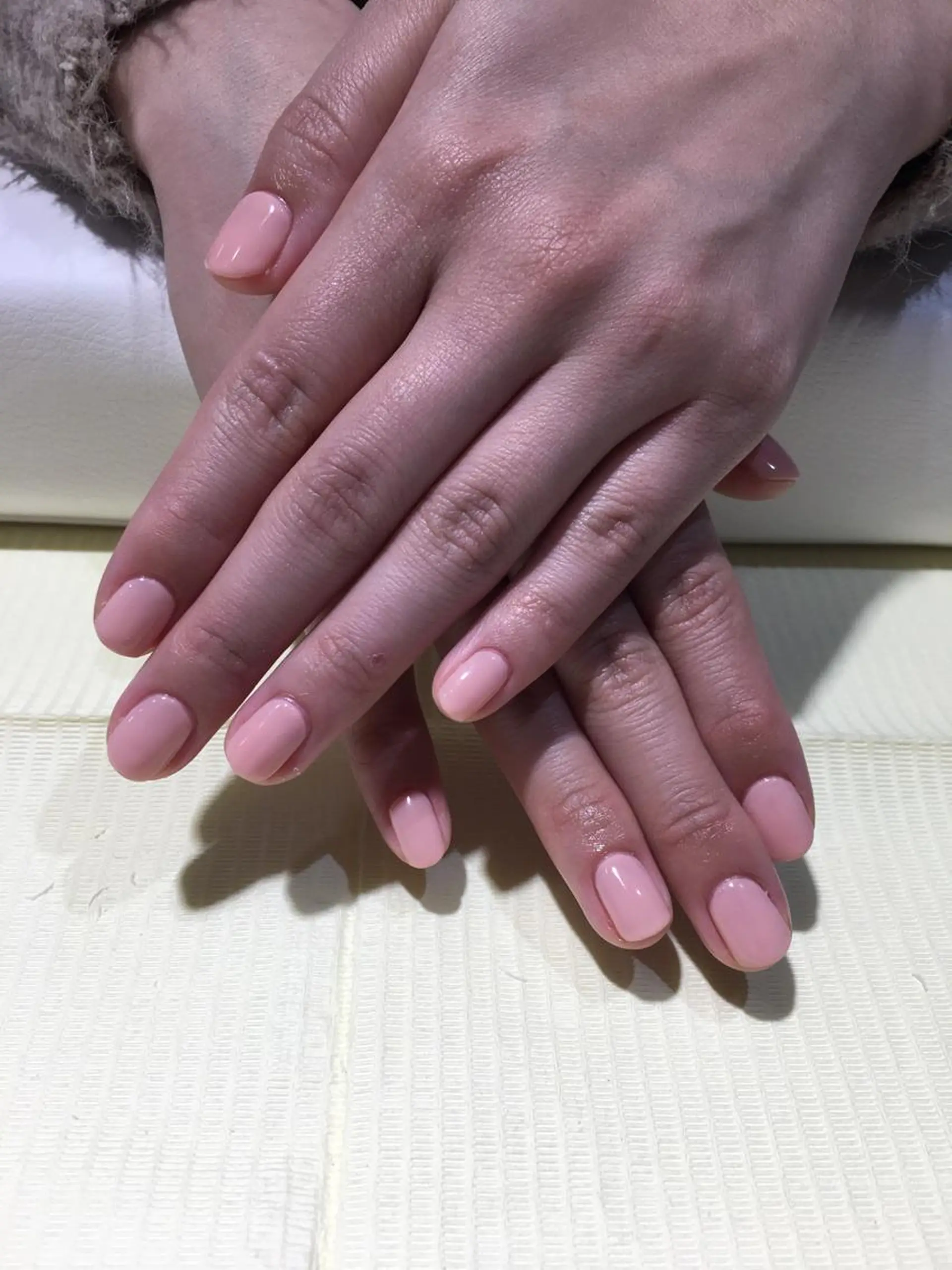 ネイル ピンク ピンクベージュ ツメイク keijunのネイルデザイン