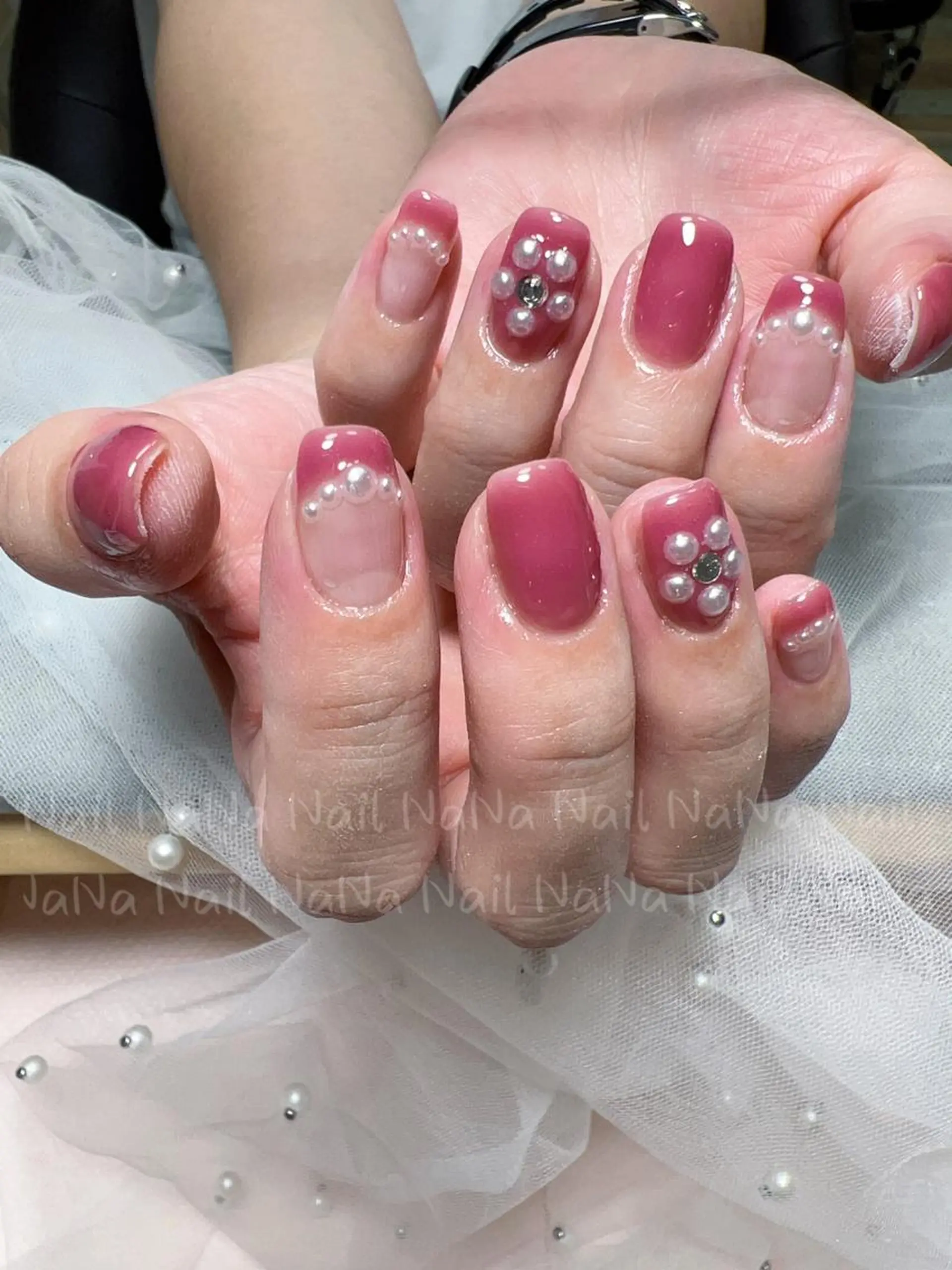 ショート カラー ネイル ハンドネイル Nail NaNaのネイルデザイン