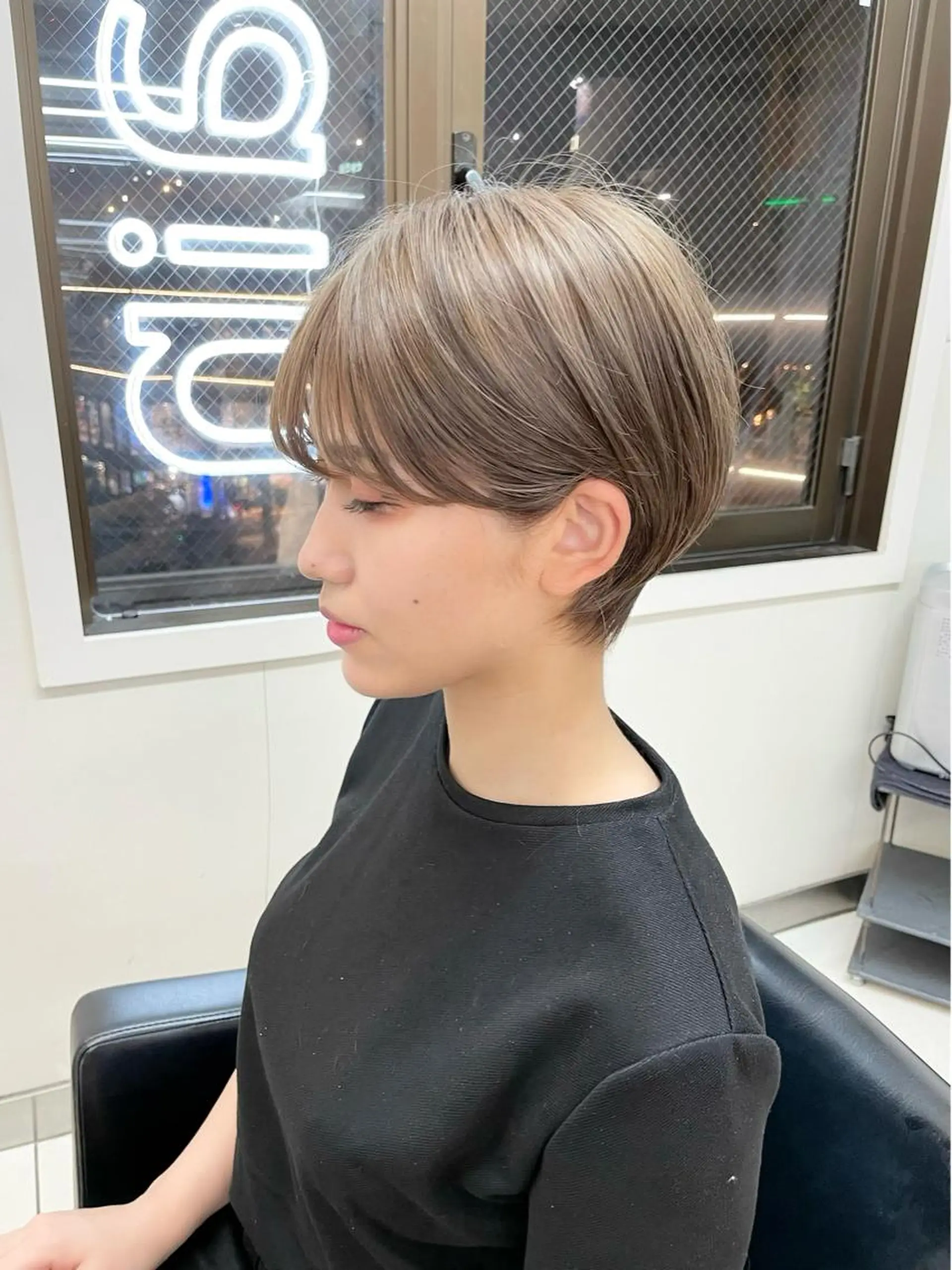 ミディアム 骨格診断で絶対可愛い ✨丸みショート✨凌弥のヘアスタイル