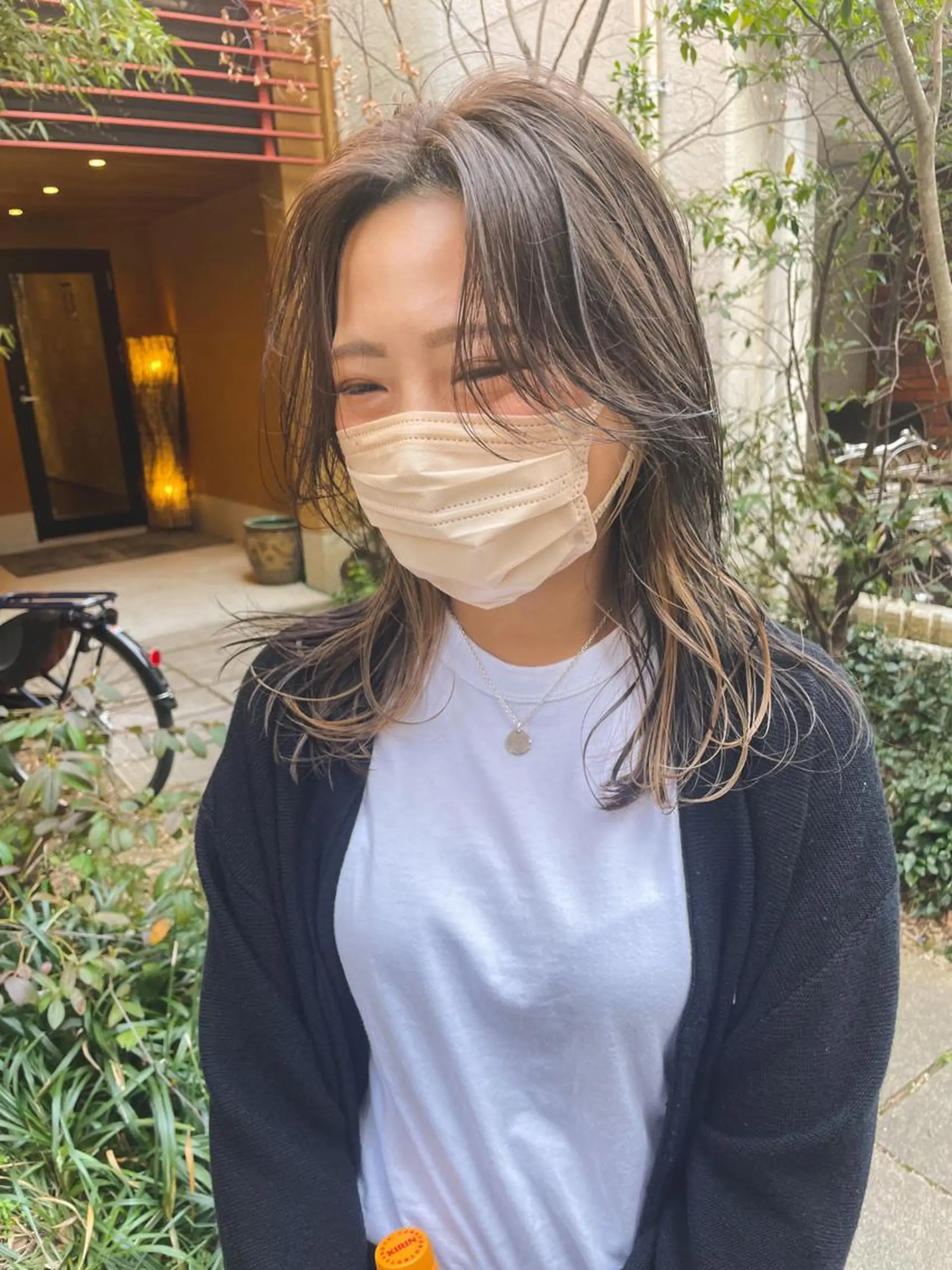 ミディアム カラー ヘアカラー トリートメント 関 京磨のヘアスタイル