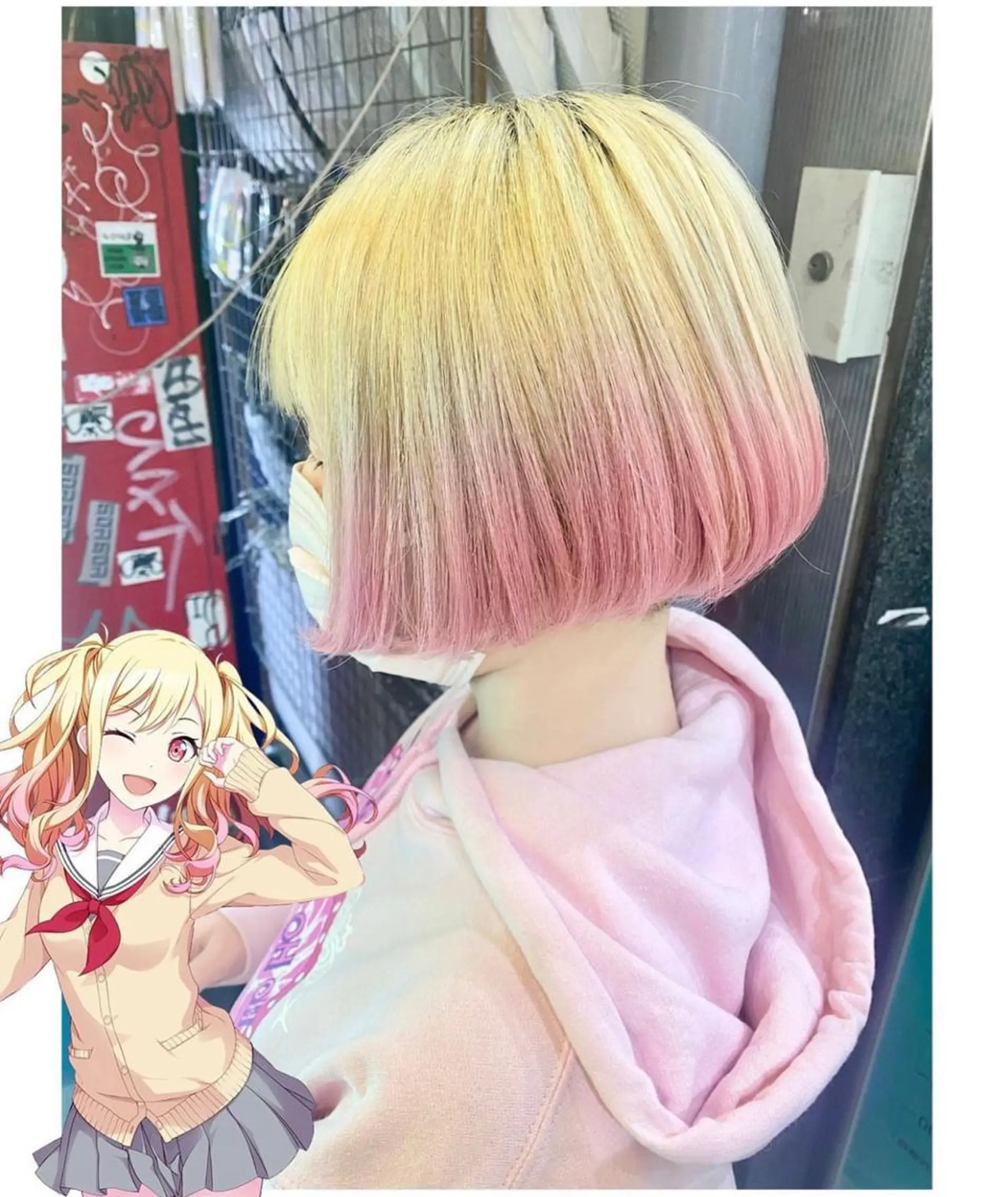 ショート カラー グラデーションカラー ヘアカラー GARU-ガル-所属・TSUNO🦖 派手髪/オタク美容師のヘアスタイル