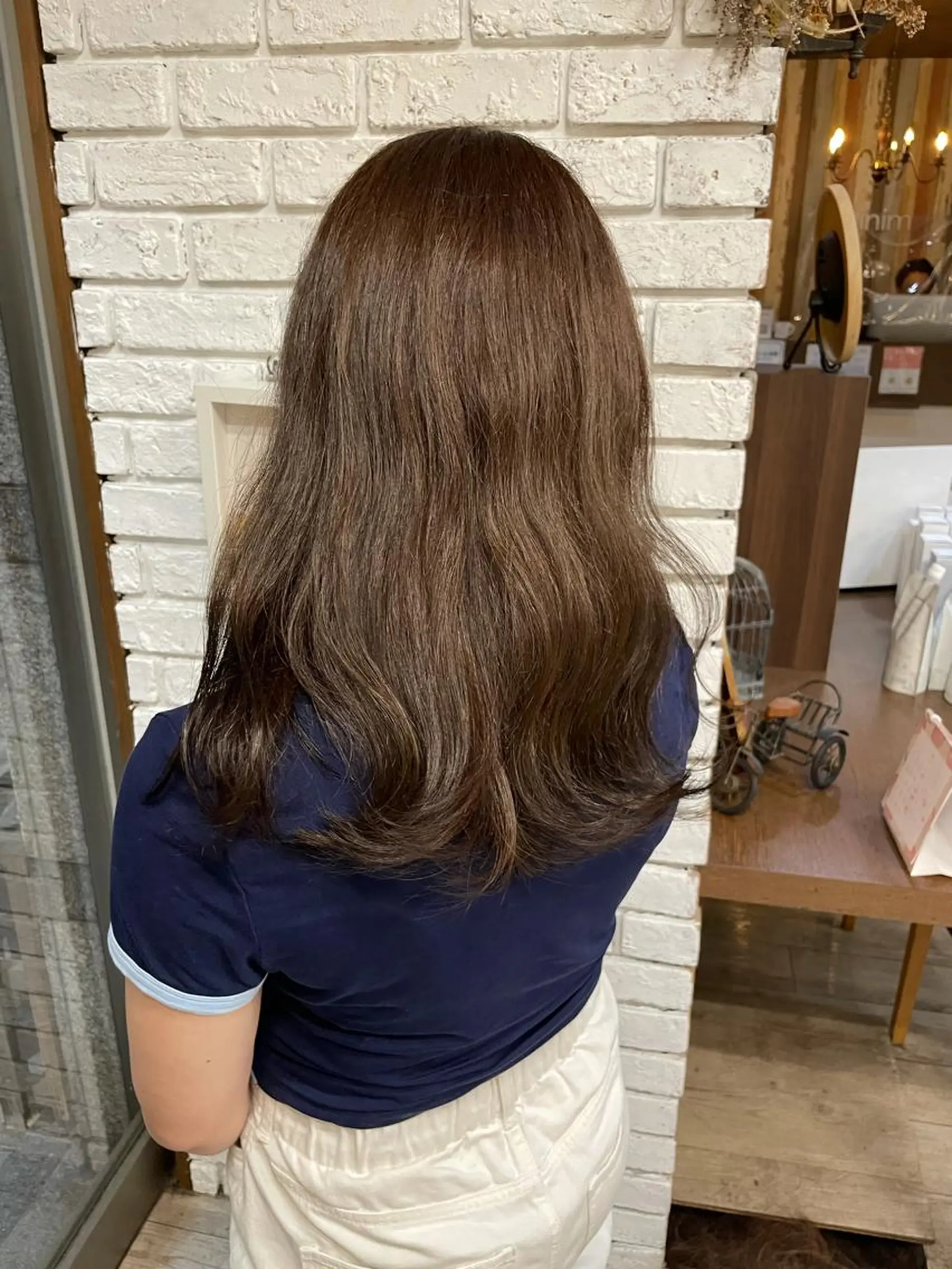 セミロング カラー 高橋 みく/ minim 暖色のヘアスタイル