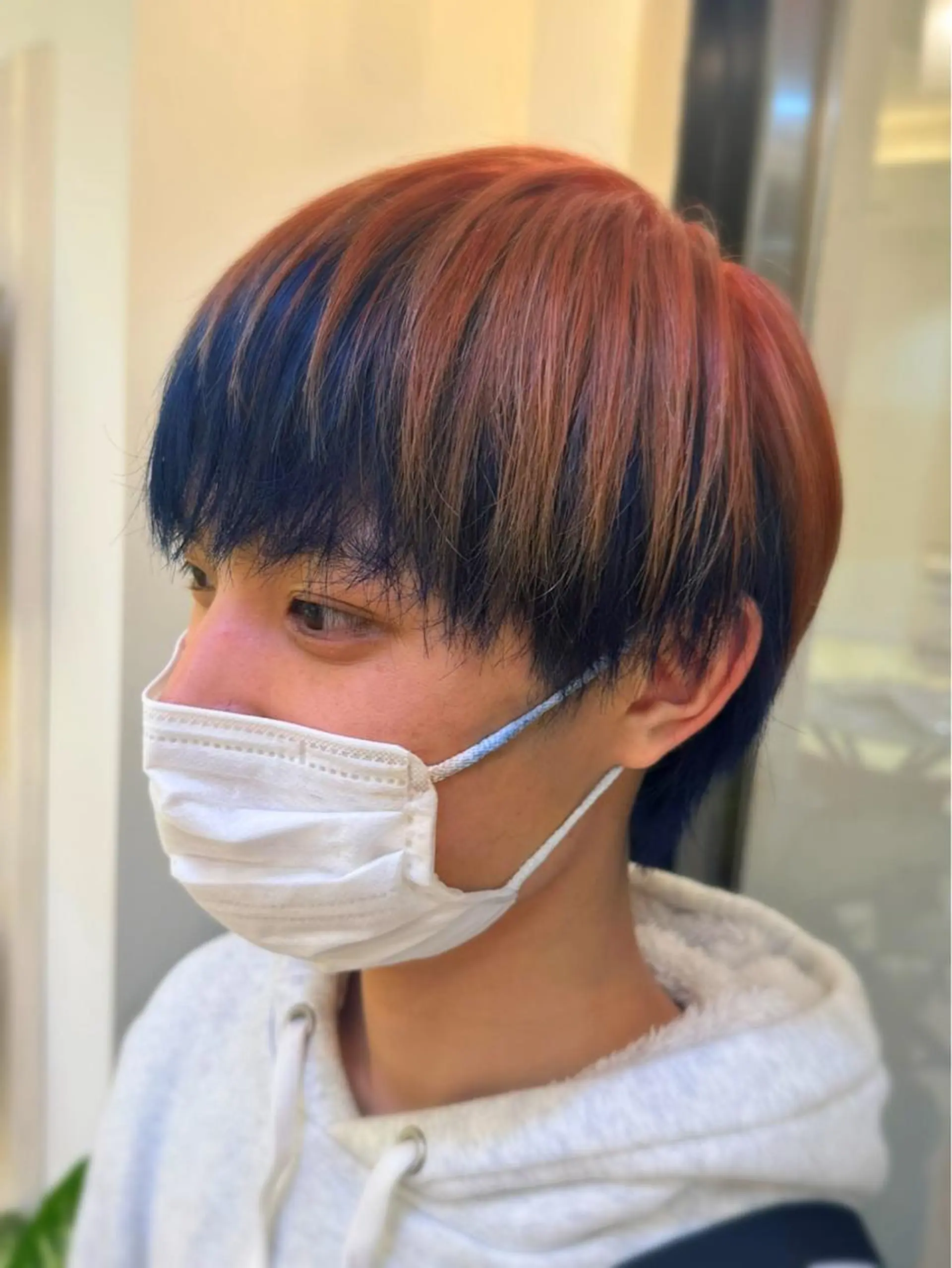 ショート カラー メンズ 小顔レイヤー💗 木村実樹のヘアスタイル