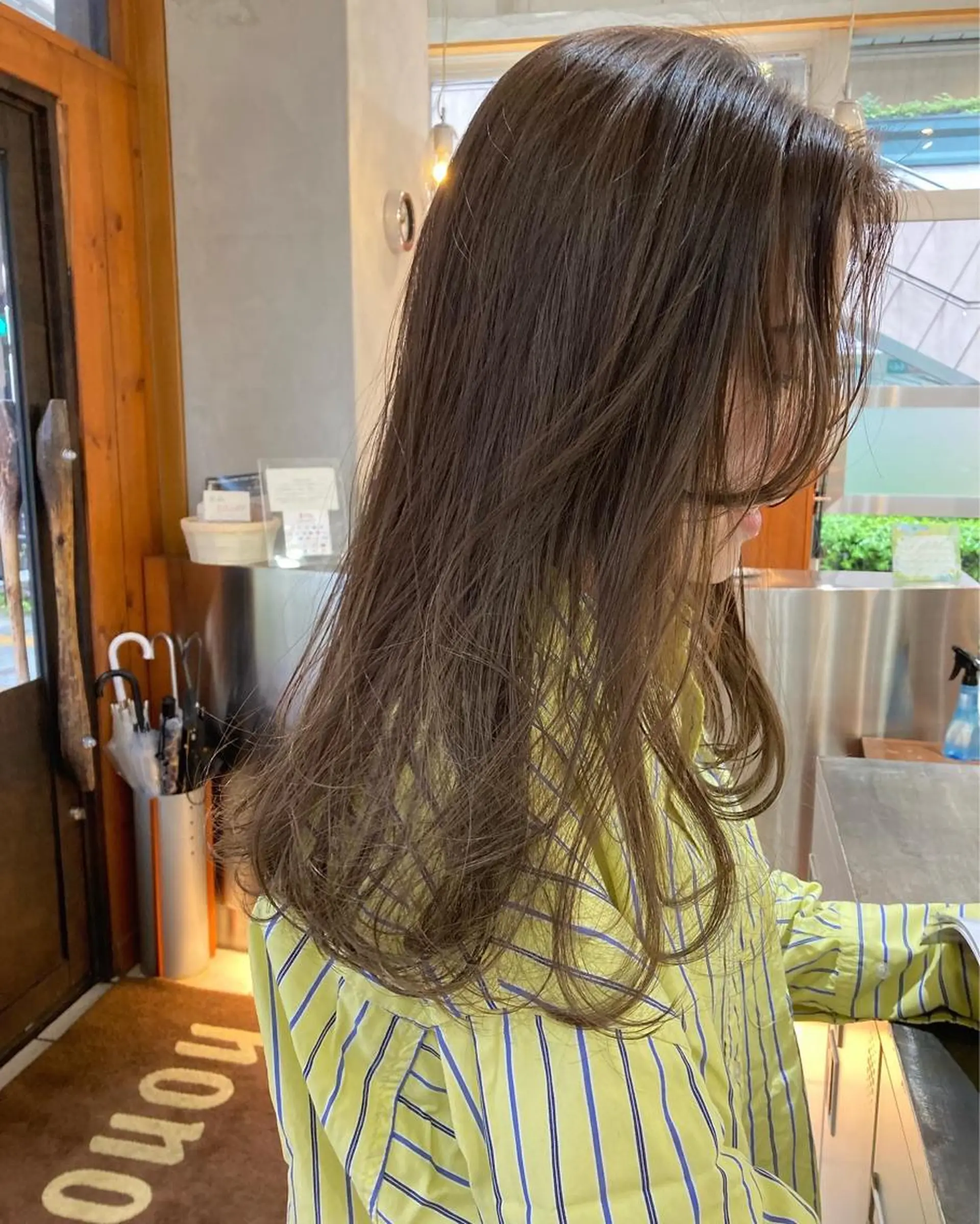 ロング カット 縮毛矯正 fille所属・金子 歩実のヘアスタイル