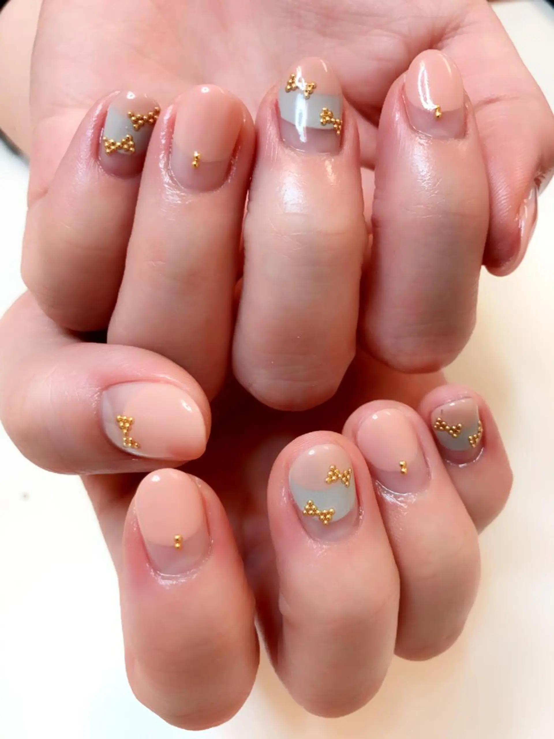 ネイル リボン Sunny side nailのネイルデザイン