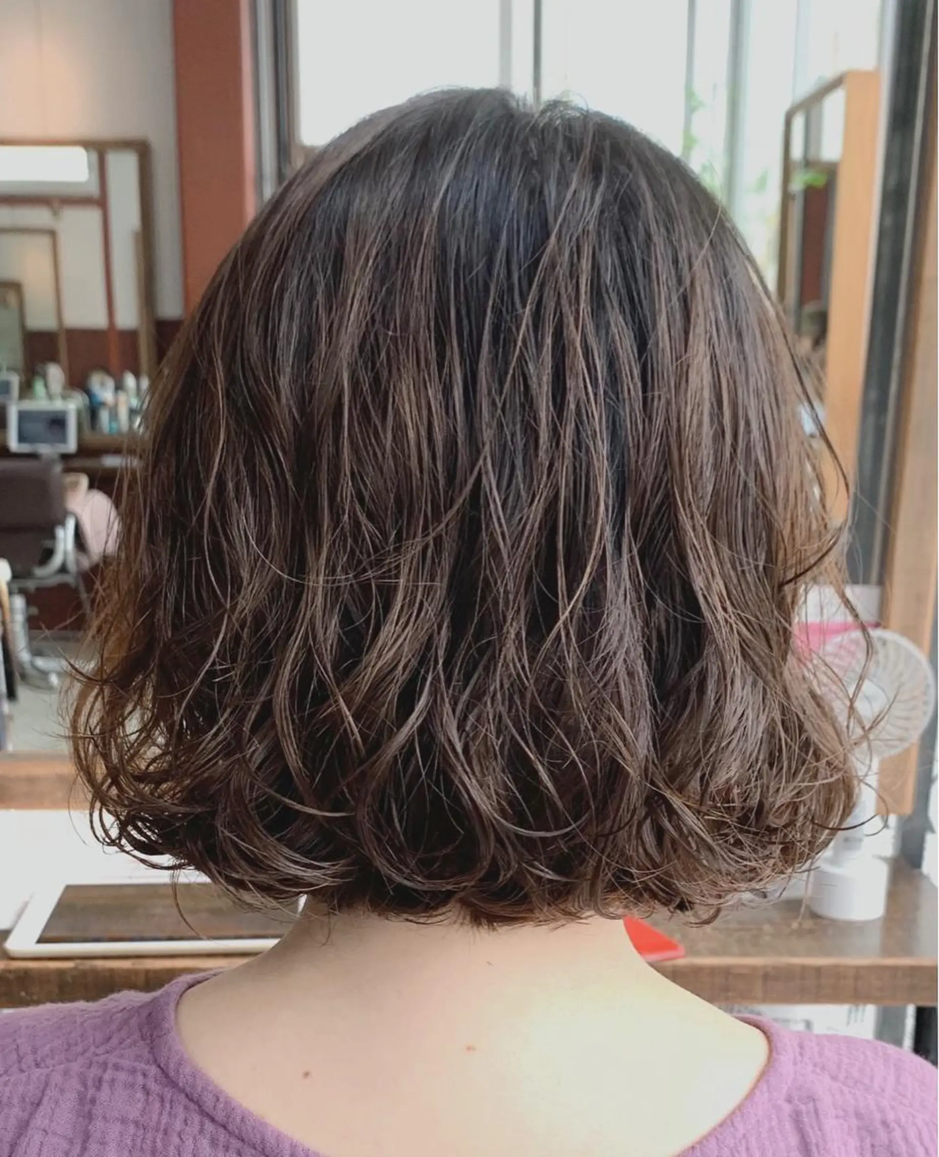パーマ 福地 礼奈のヘアスタイル