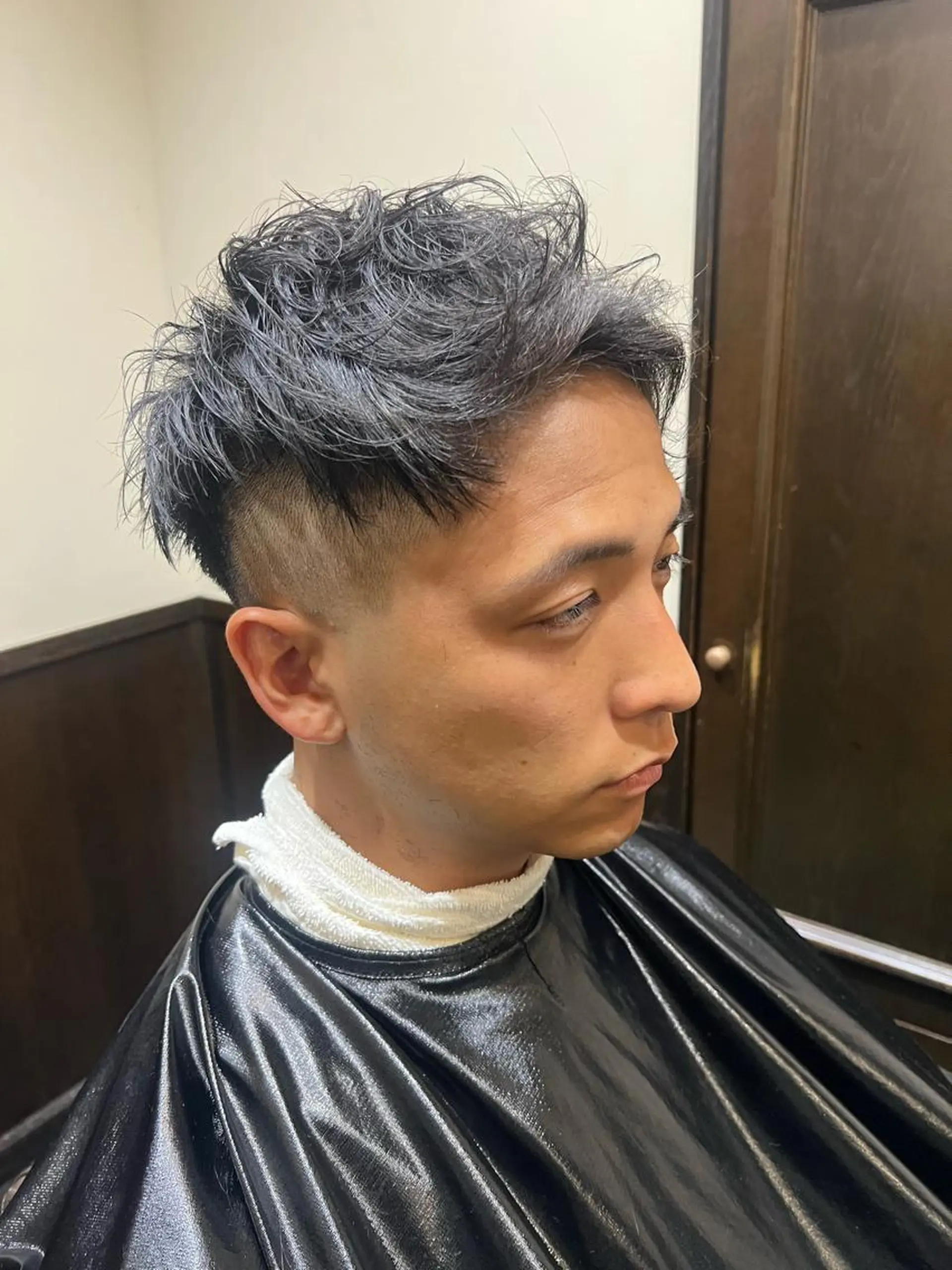 ショート パーマ メンズ 圓子 快のヘアスタイル