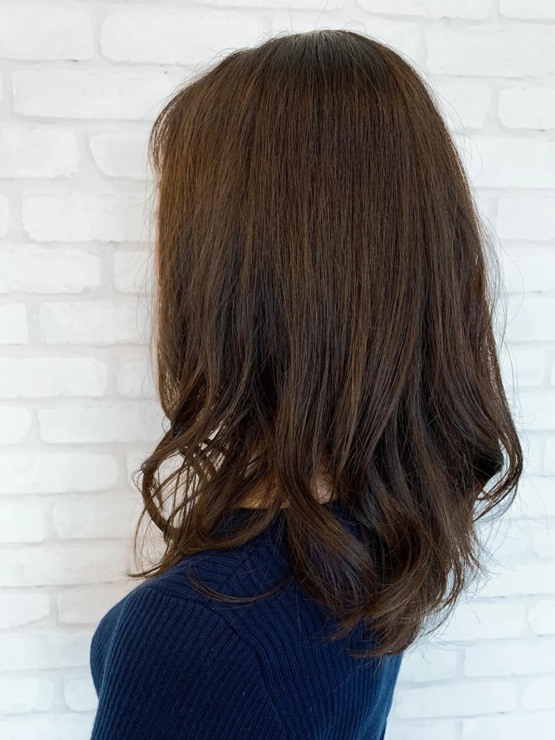 ミディアム カラー パーマ Urio所属・今雪 聡美のヘアスタイル