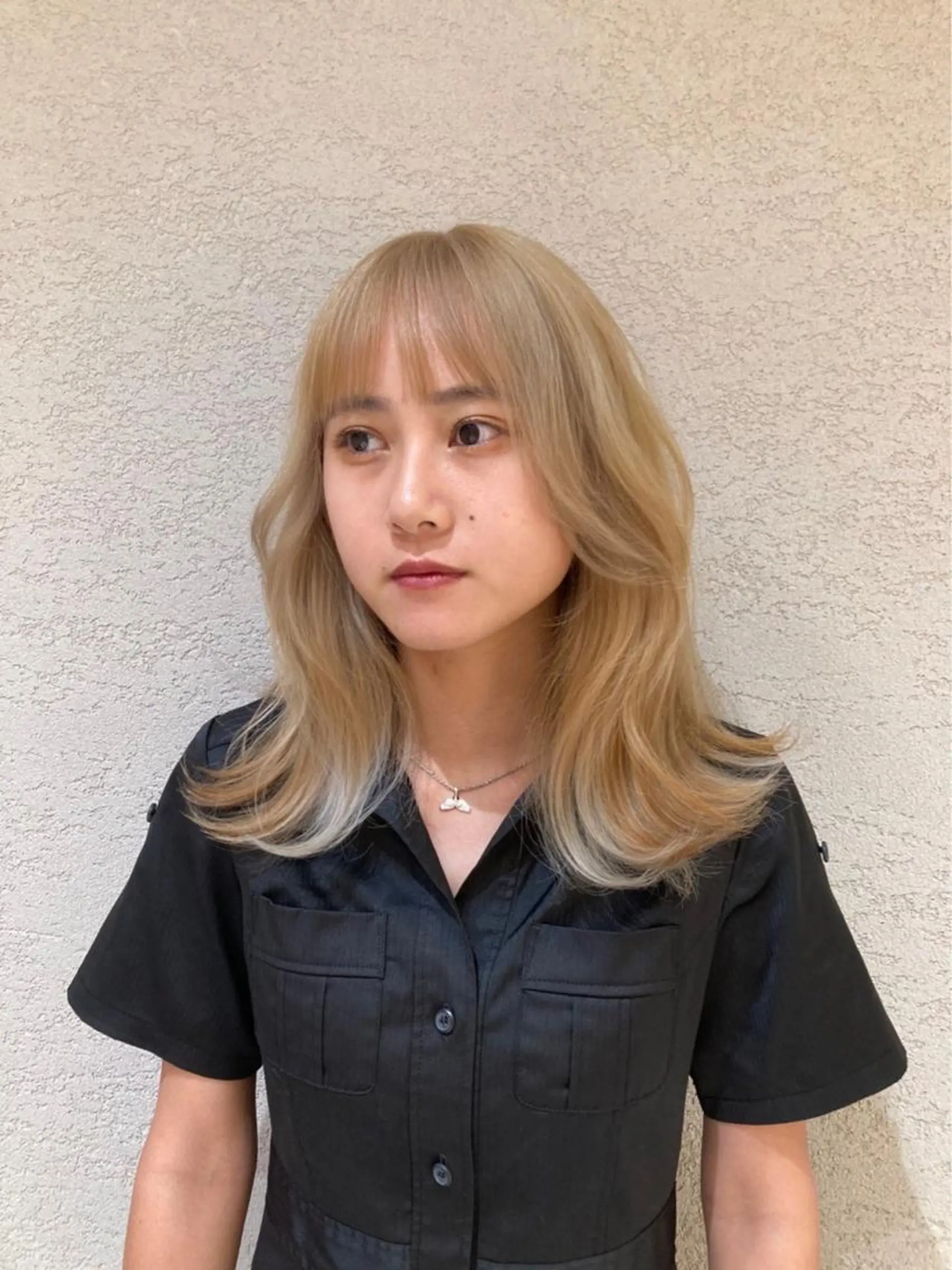 セミロング 🩵縮毛矯正・ボブ 岩原朋也🩵のヘアスタイル