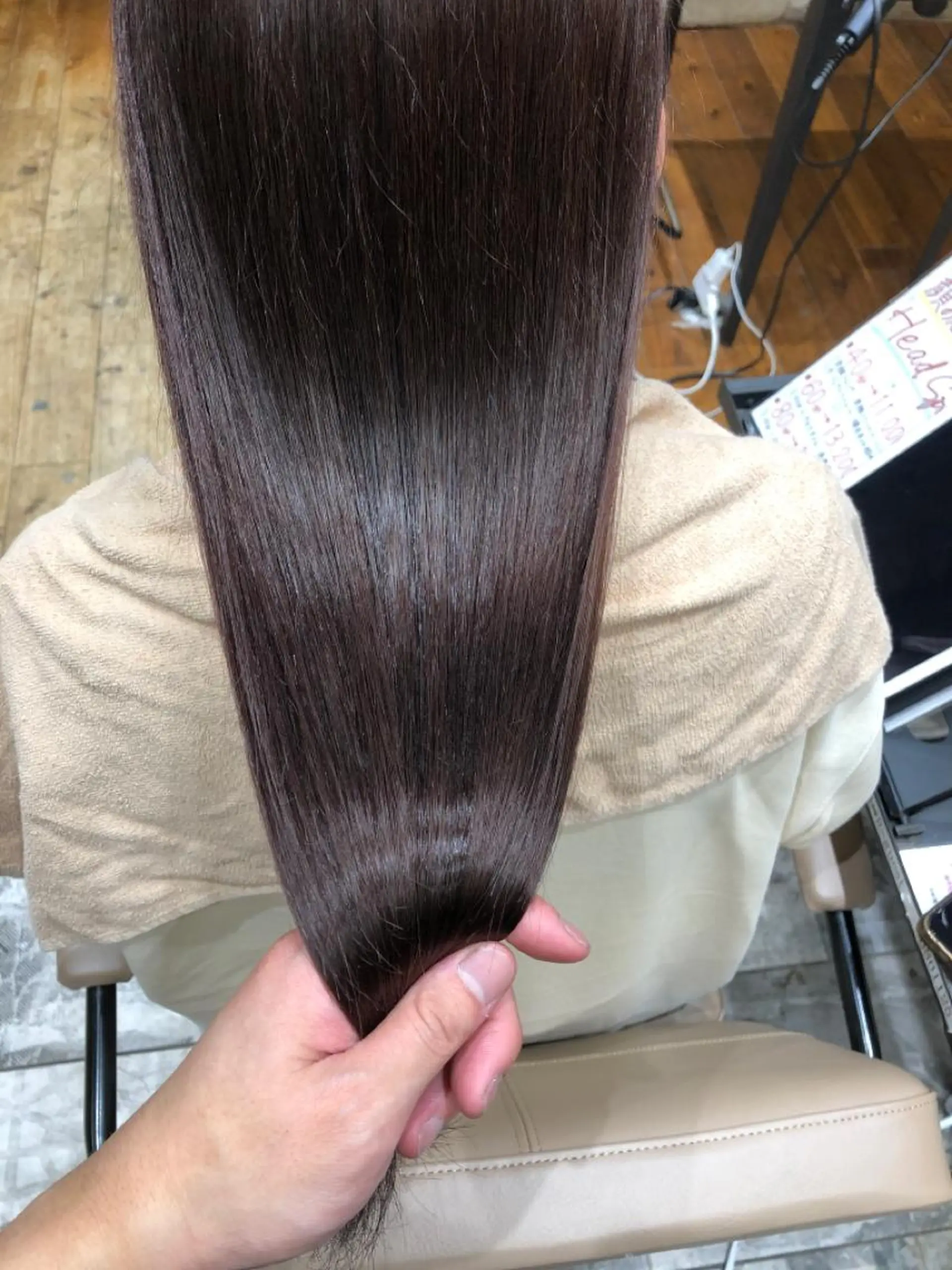 ロング カラー バレイヤージュ ブリーチ ケアブリーチ ダブルカラー ハイライトカラー カット ヘアカラー トリートメント 新宿✨顔周りカット 韓国ヘア/坂本亜裟海のヘアスタイル