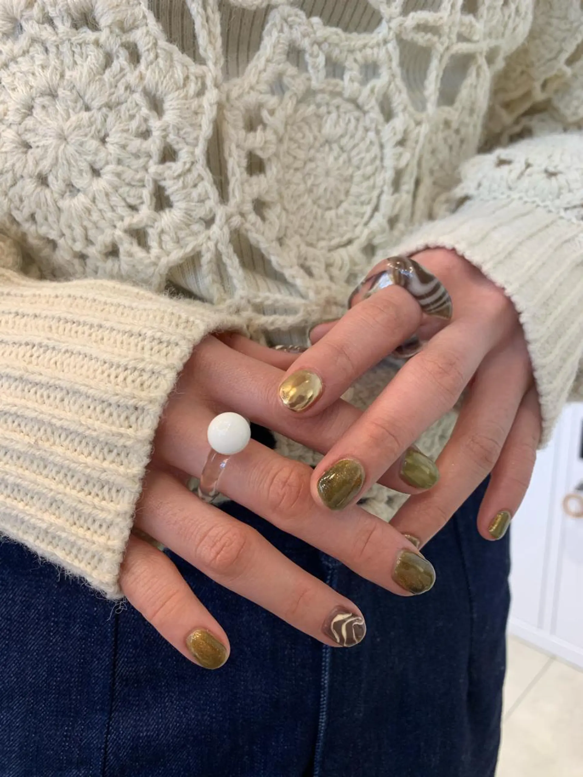 ネイル ハンドネイル 【韓国ヘア・ネイル】 HINATA🍒のネイルデザイン