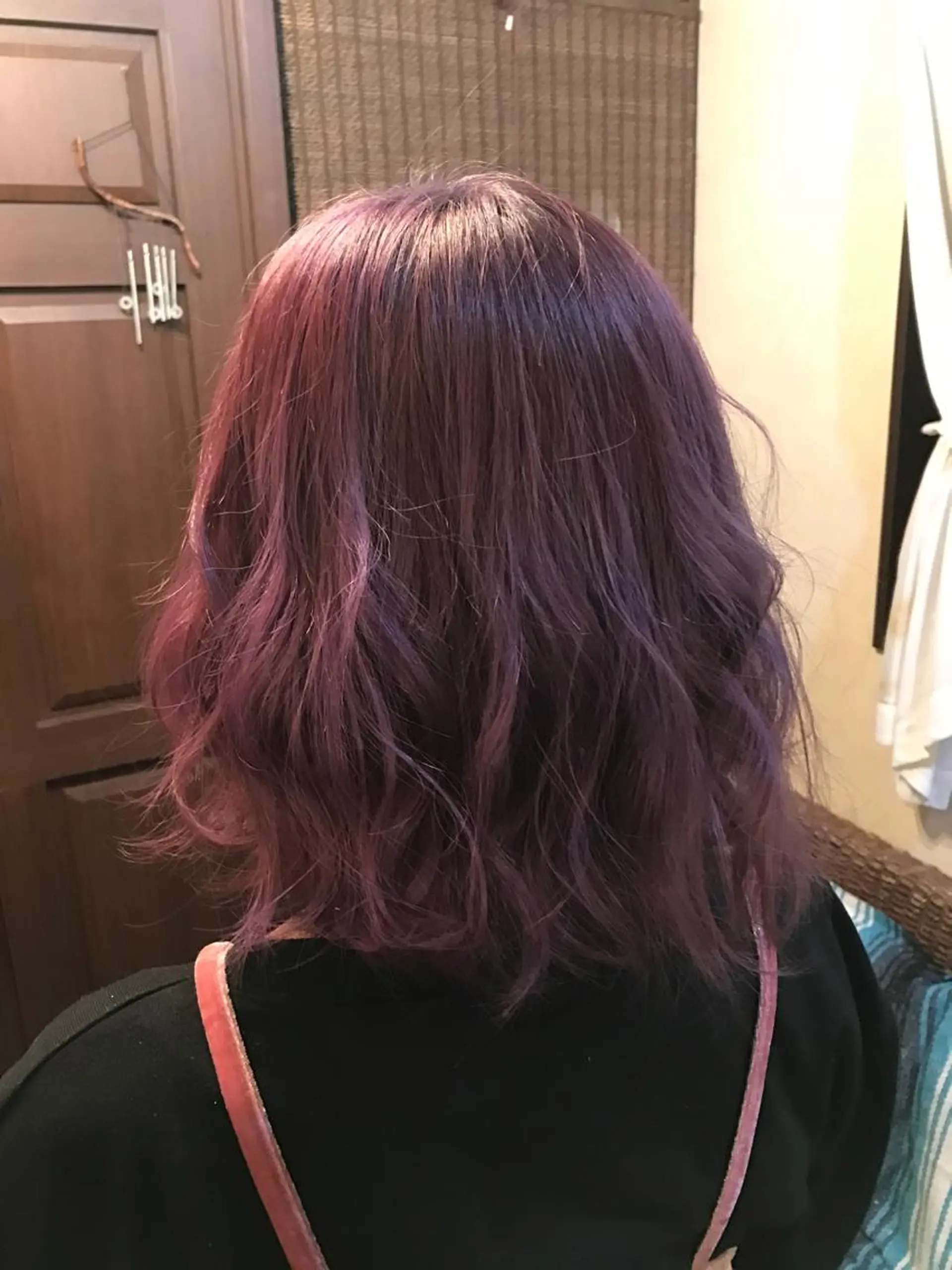 ミディアム セミロング ロング カラー ダブルカラー バイオレットカラー ミニモお気に入り数 No.1宍戸雄弥のヘアスタイル