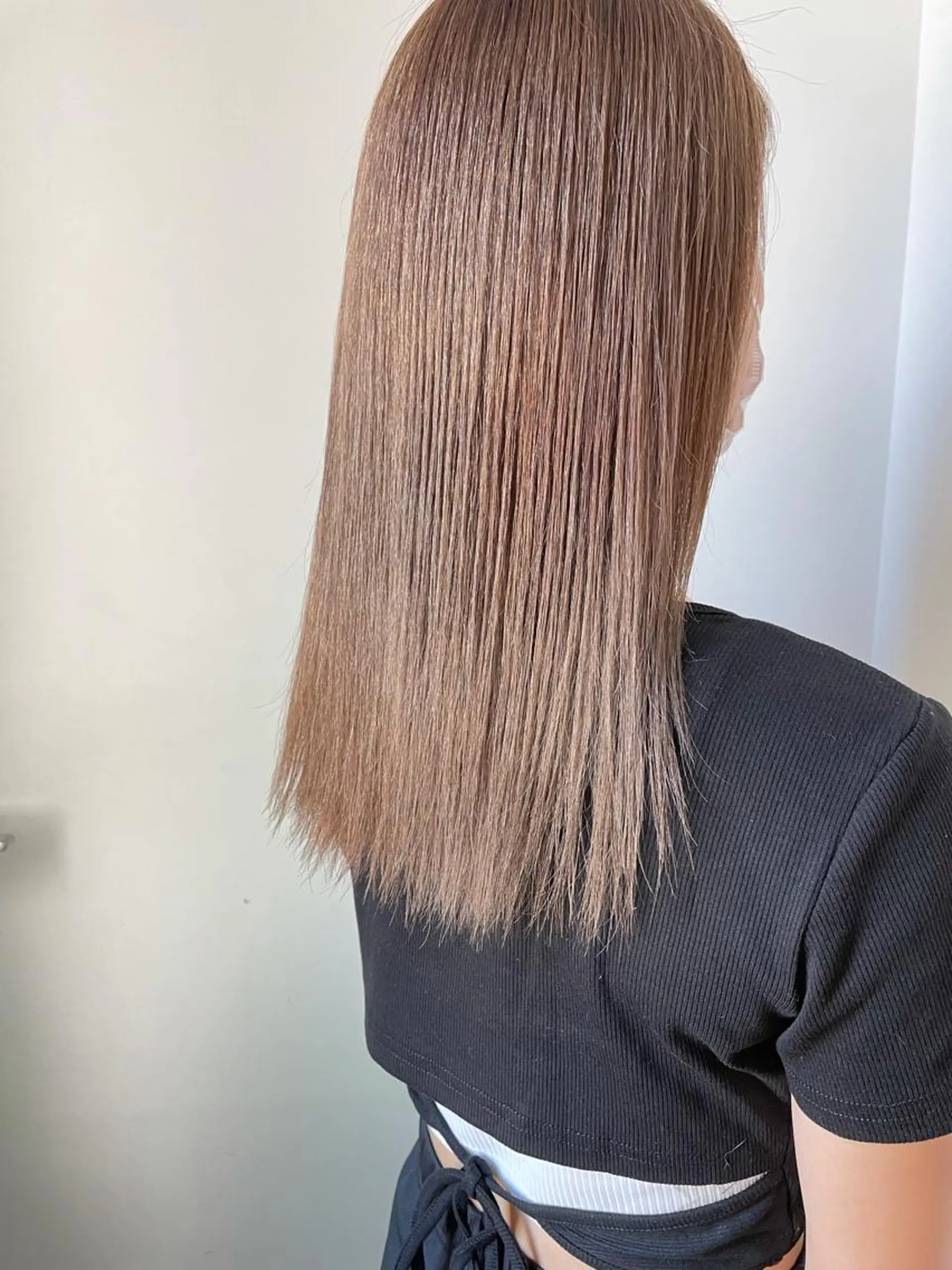 セミロング カラー アッシュ ベージュカラー ブロンド ブラウンカラー ハイライトカラー カット ヘアカラー トリートメント 江上拓郎/ショート /酸性ストレートのヘアスタイル