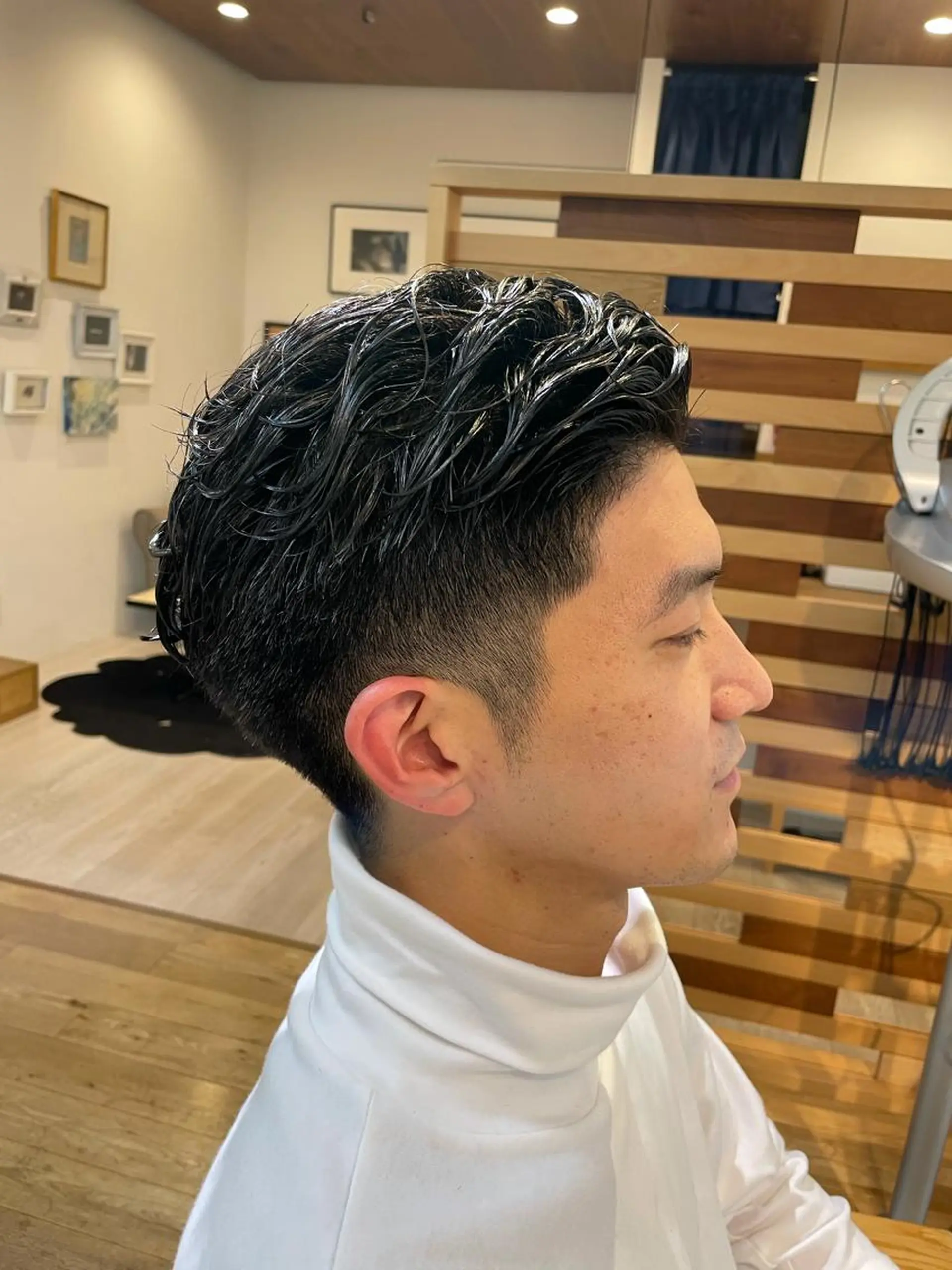 パーマ メンズ 齋藤 巧のヘアスタイル