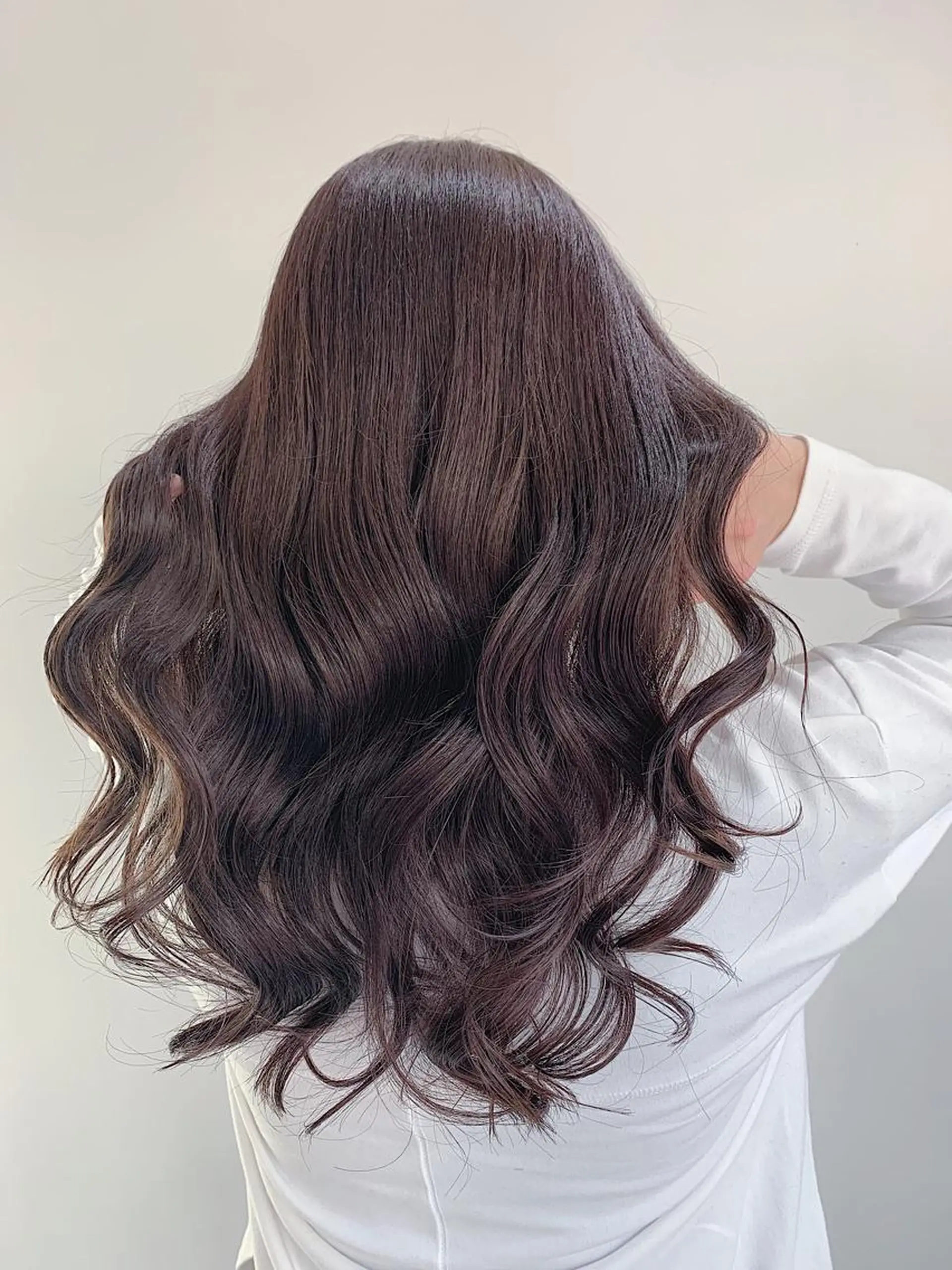 ロング カラー ヘアアレンジ アディクシーカラー ベージュカラー グレージュ ハイライトカラー イルミナカラー カット トリートメント ヘッドスパ ヘアセット レイヤーカット/艶髪 🎀笠原 優花🎀のヘアスタイル